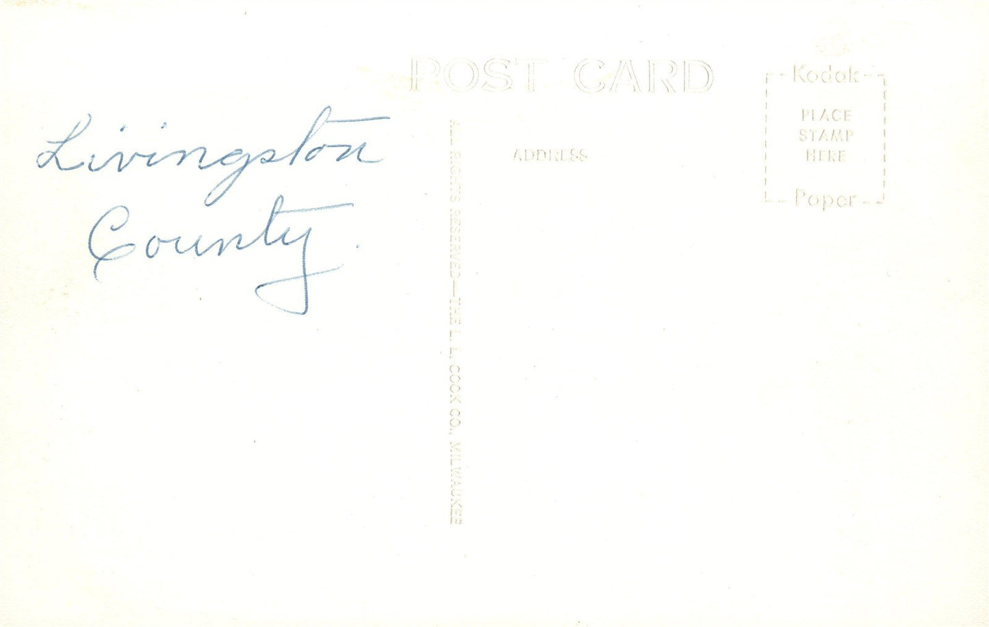 PONTIAC IL COURT HOUSE VINTAGE REAL PHOTO POSTCARD RPPC