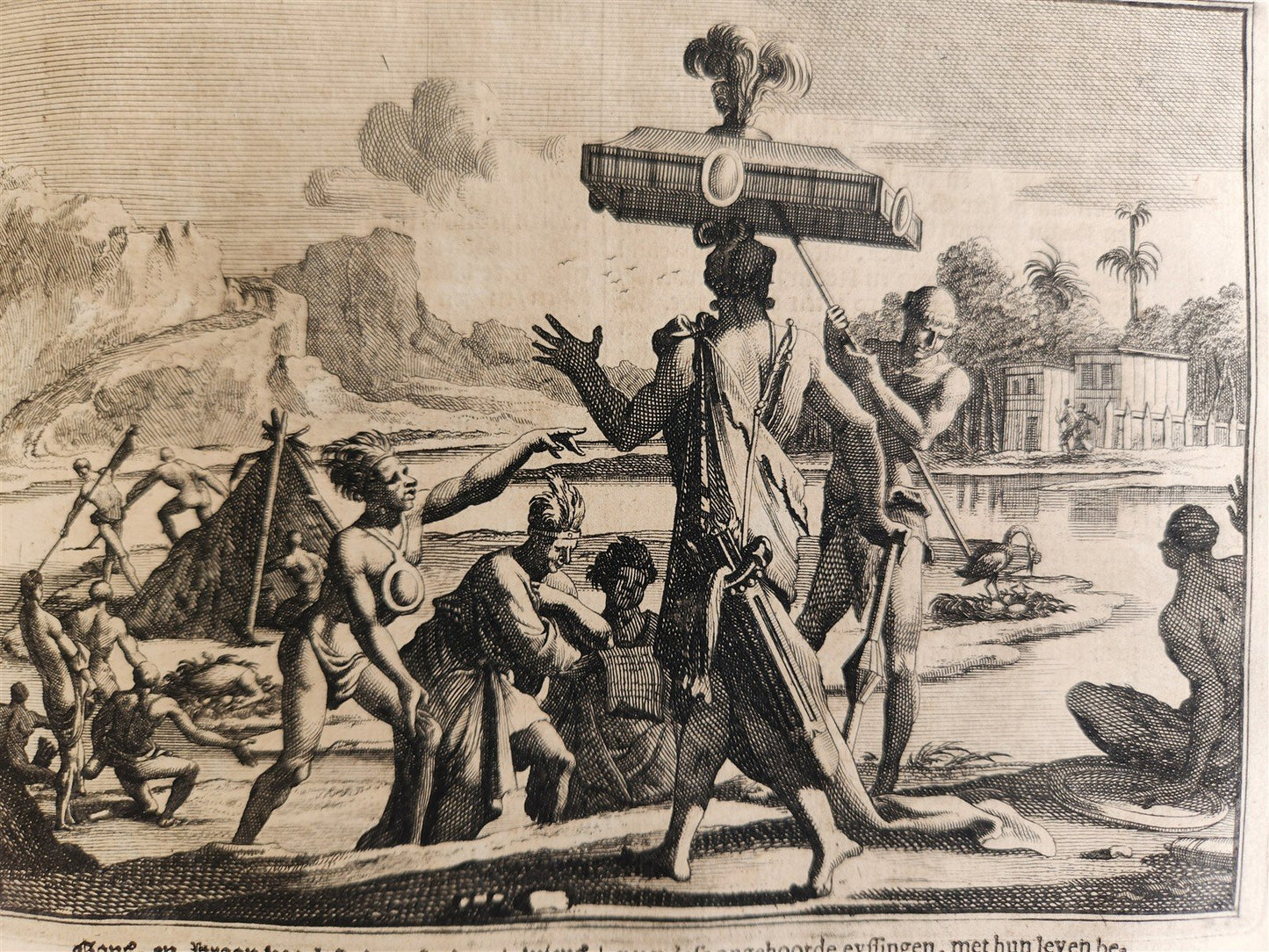 1700s ILLUSTRATED WEST INDIES MEXICO CORTES HISTORY ANTIQUE folio