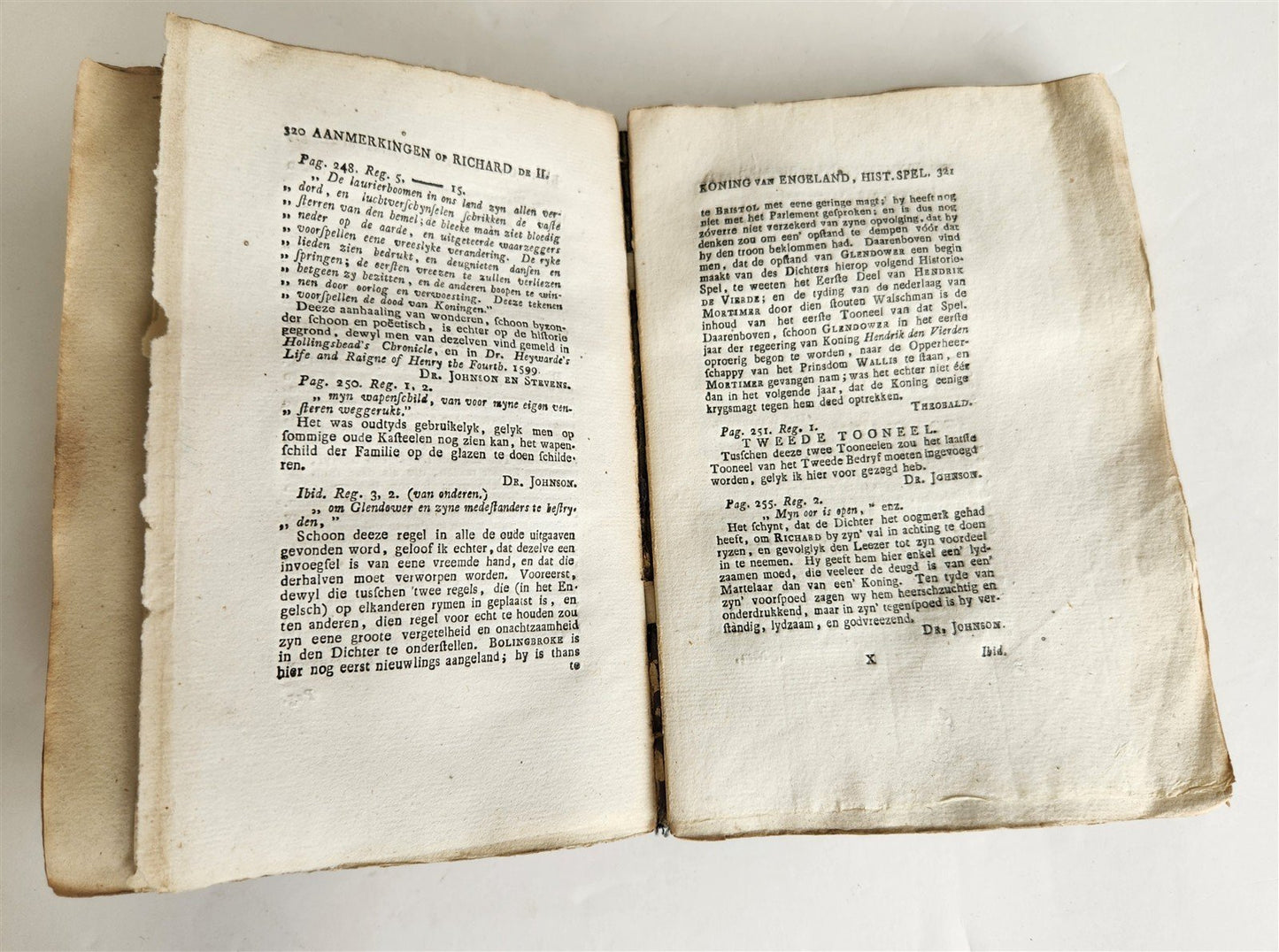 1778-1782 WILLIAM SHAKESPEARE's TOONEELSPELEN antique 4 VOLUMES in DUTCH