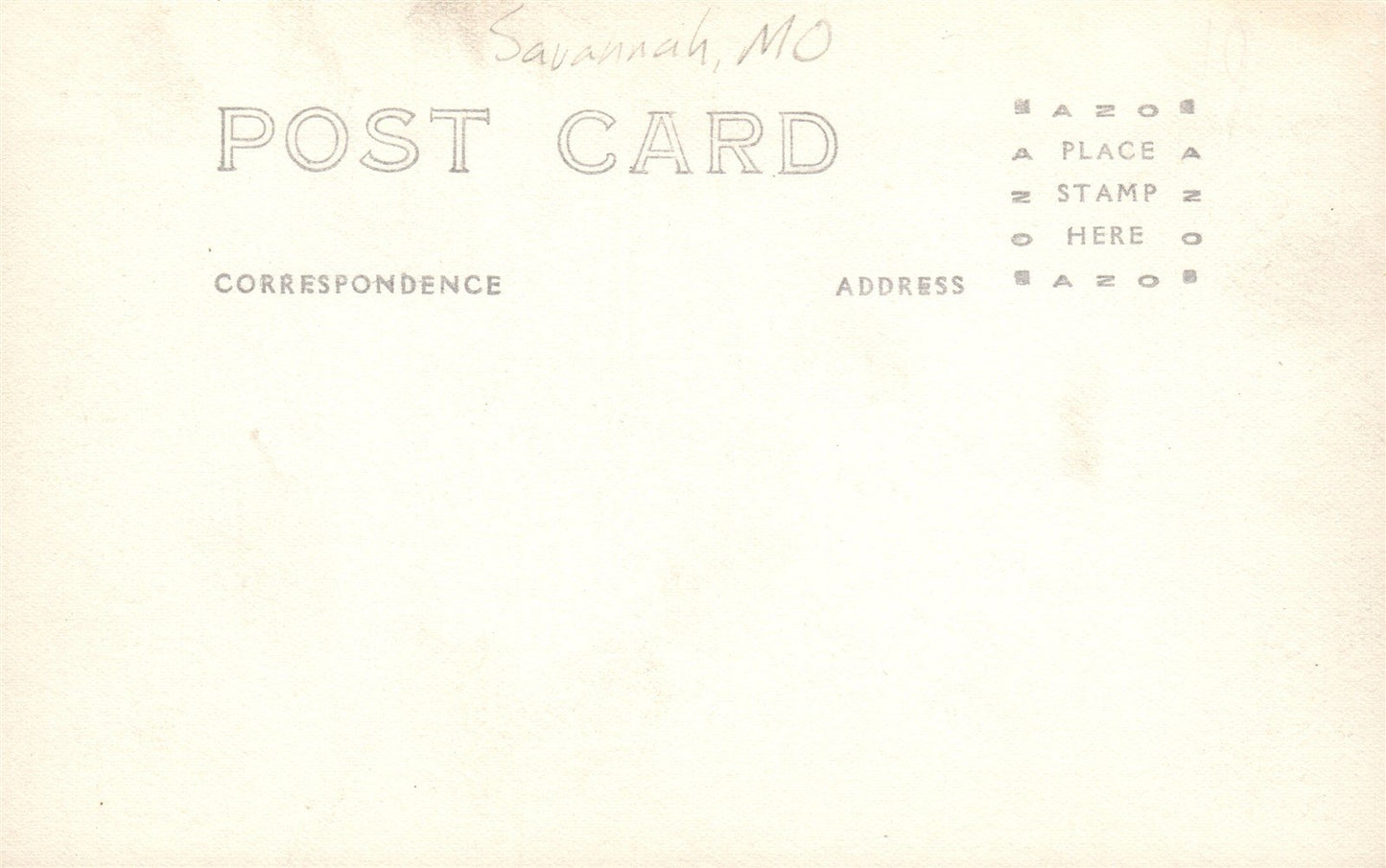 SAVANNAH MO DR. NICHOLS SANATORIUM,ANTIQUE REAL PHOTO POSTCARD RPPC