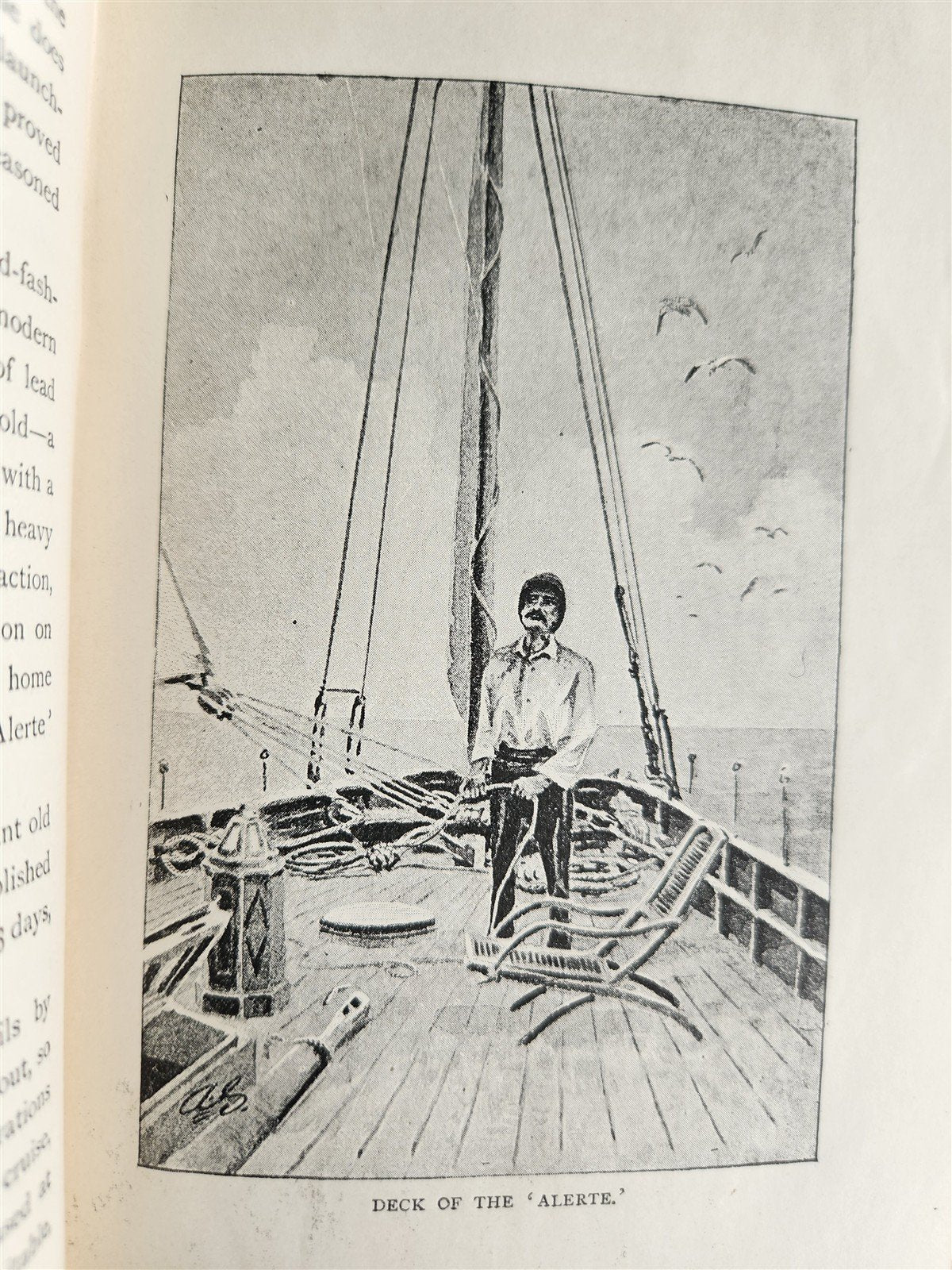 1896 TREASURE SEARCH in TRINIDAD Cruise of Alerte by Knight antique ILLUSTRATED