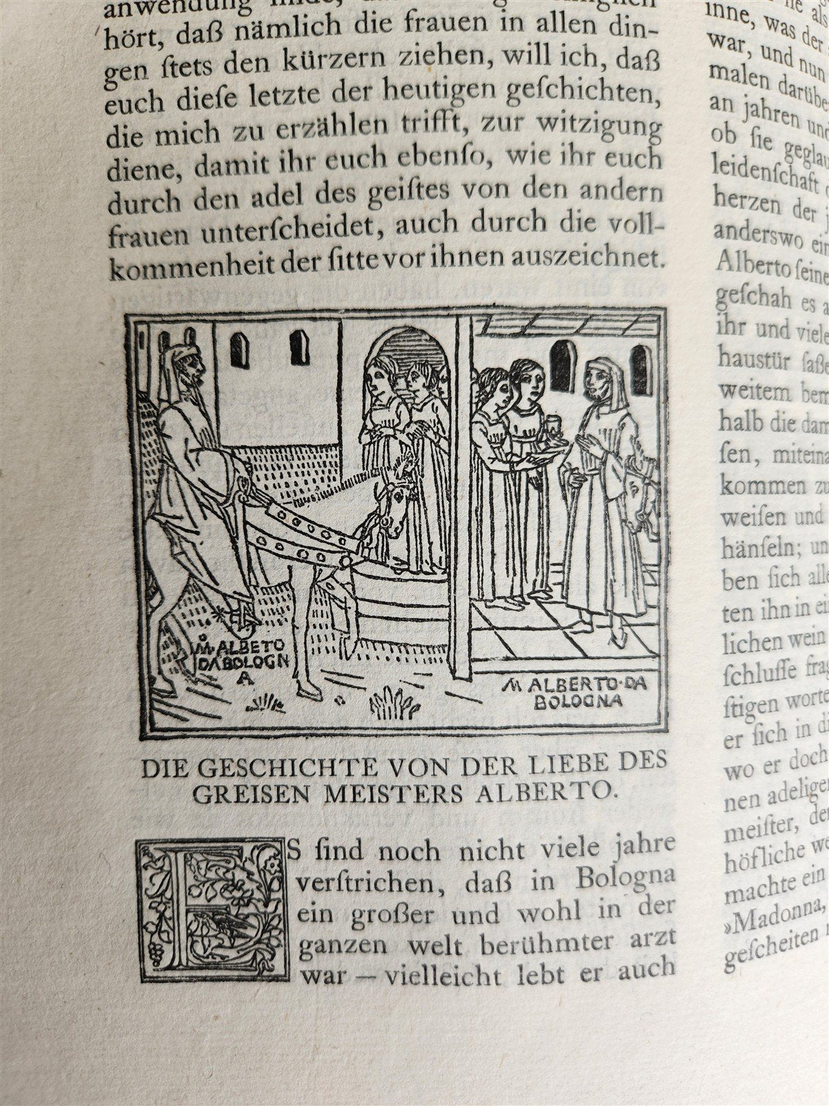 1912 DECAMERON in GERMAN by BOCCACCHIO antique LTD EDITION ILLUSTRATED FOLIO