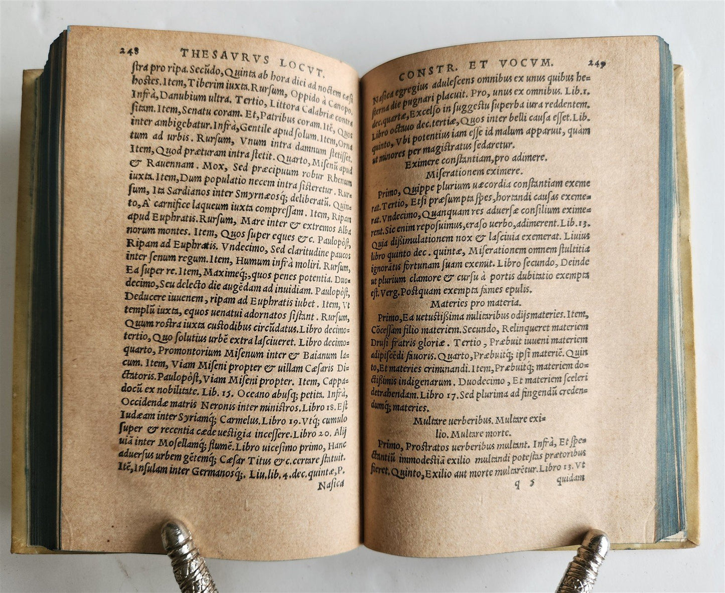 1542 CORNELIUS TACITUS ANNOTATIONS antique VELLUM BINDING 16th CENTURY Gryphius