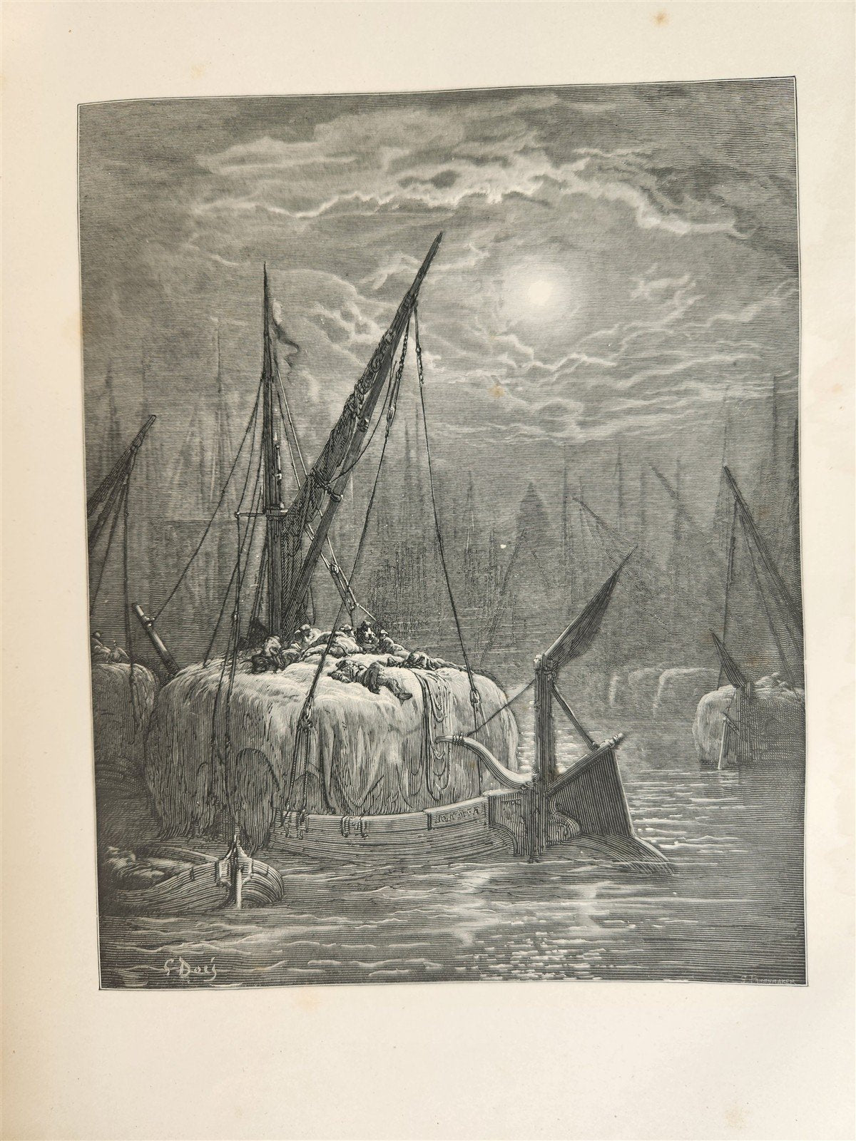 1872 LONDON PILGRIMAGE by B. Jerrold antique ILLUSTRATED by GUSTAVE DORE FOLIO