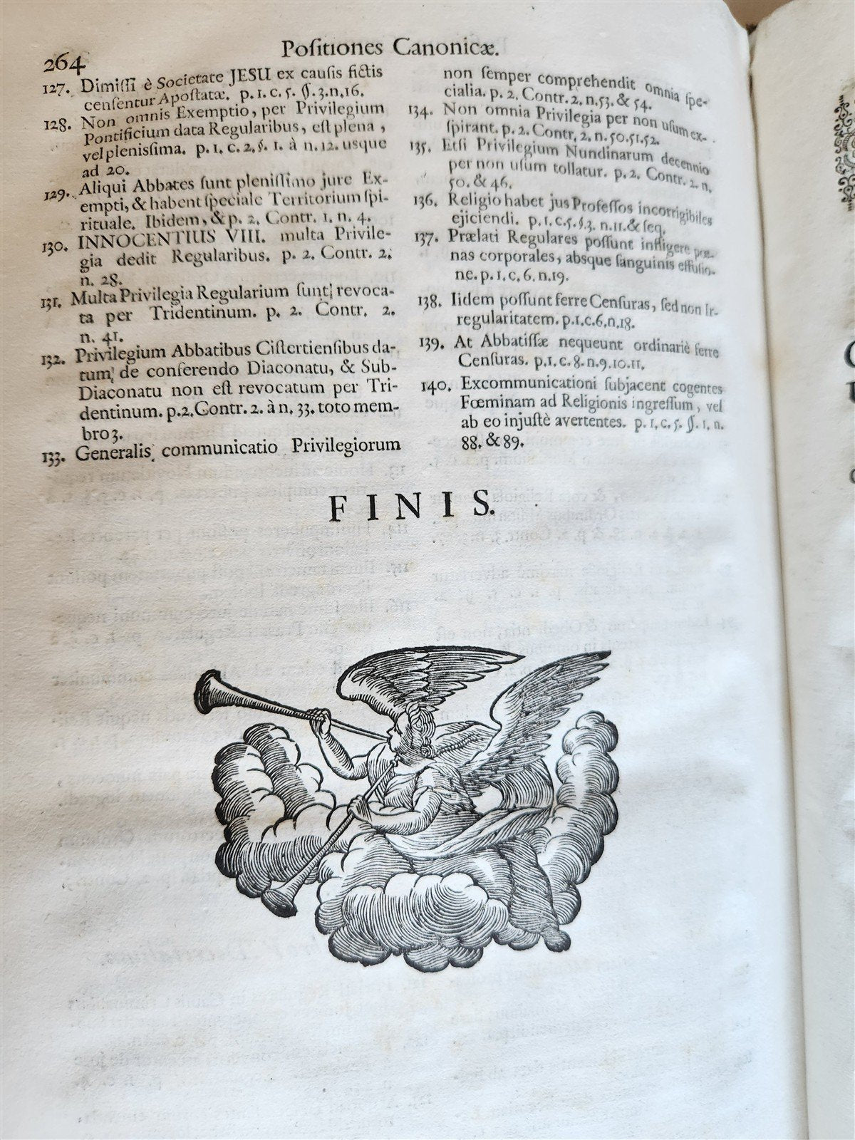 1708 CANON LAW by Jakob Wex antique PIGSKIN BOUND FOLIO in LATIN