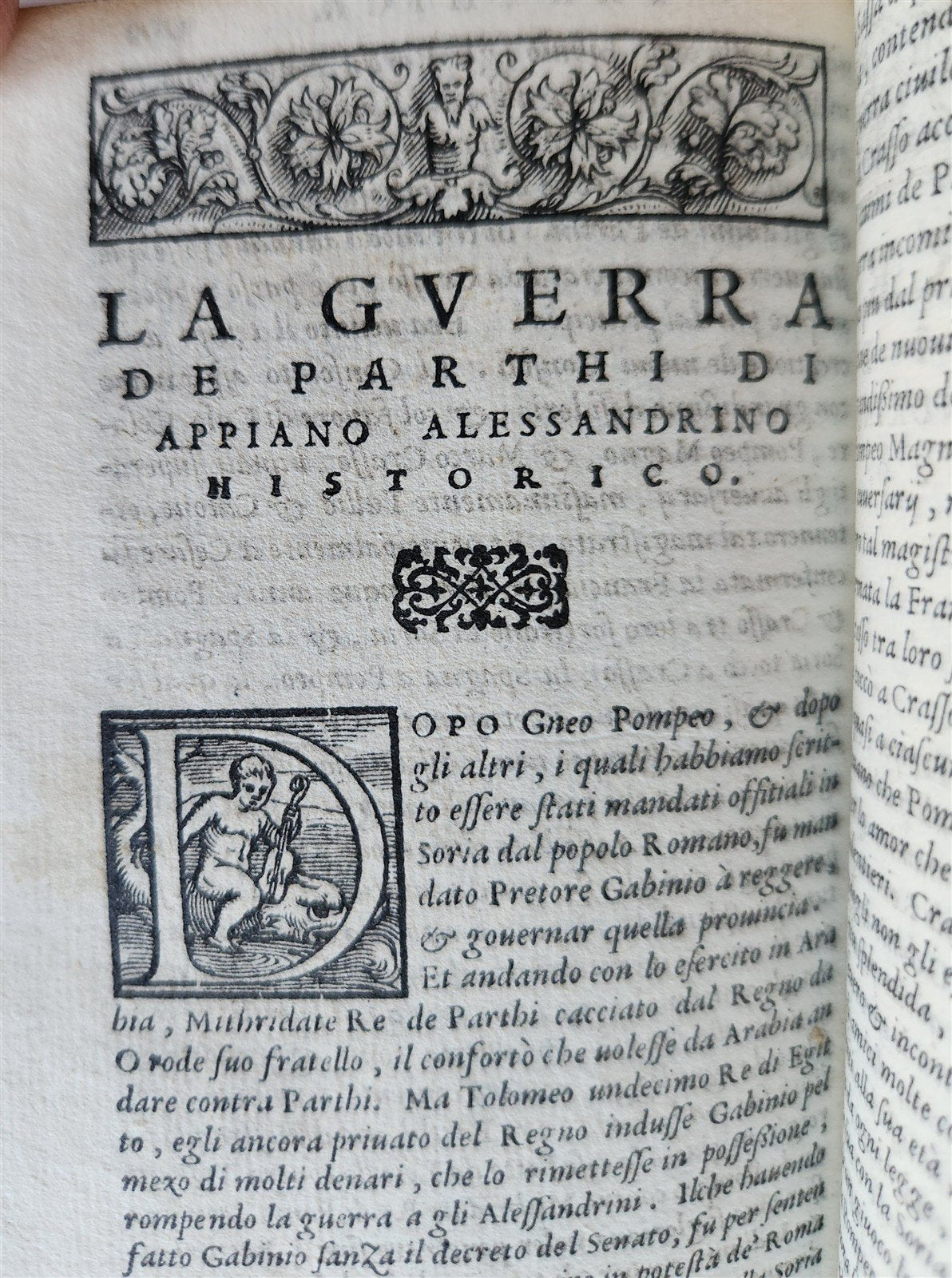 1554 ROMAN HISTORY by APPIAN antique 16th CENTURY DELLE GUERRE ESTERNE DE ROMANI