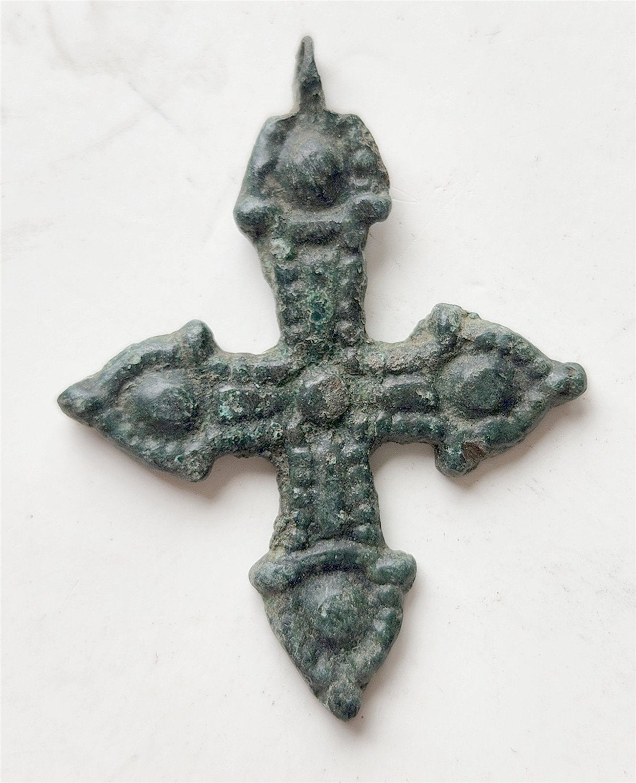 18th CENTURY RUSSIAN orthodox icon NECK CROSS