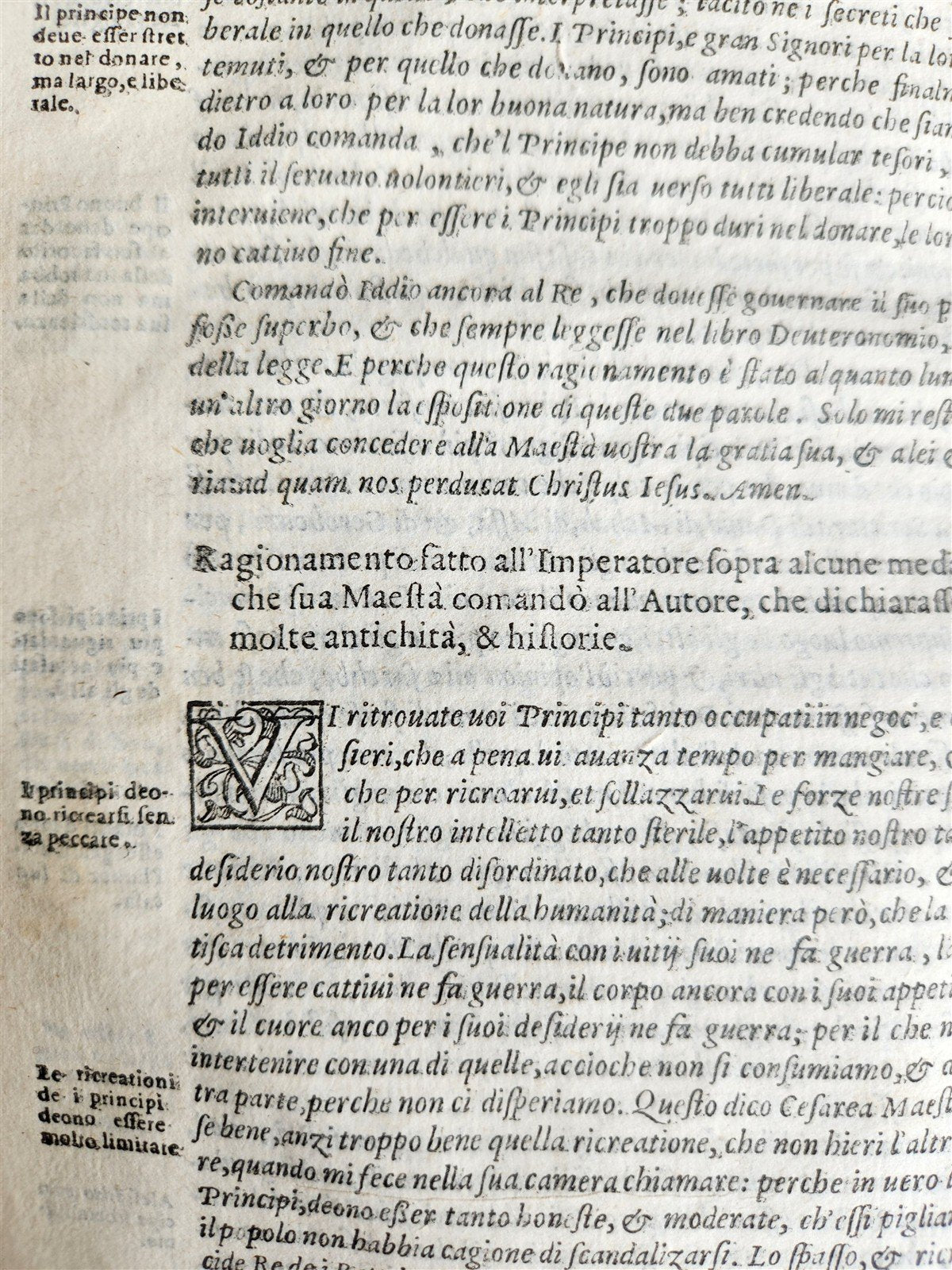 1591 LETTERE DELL'ILL. SIGNOR DON ANTONIO di GUEVARA antique 16th CENTURY