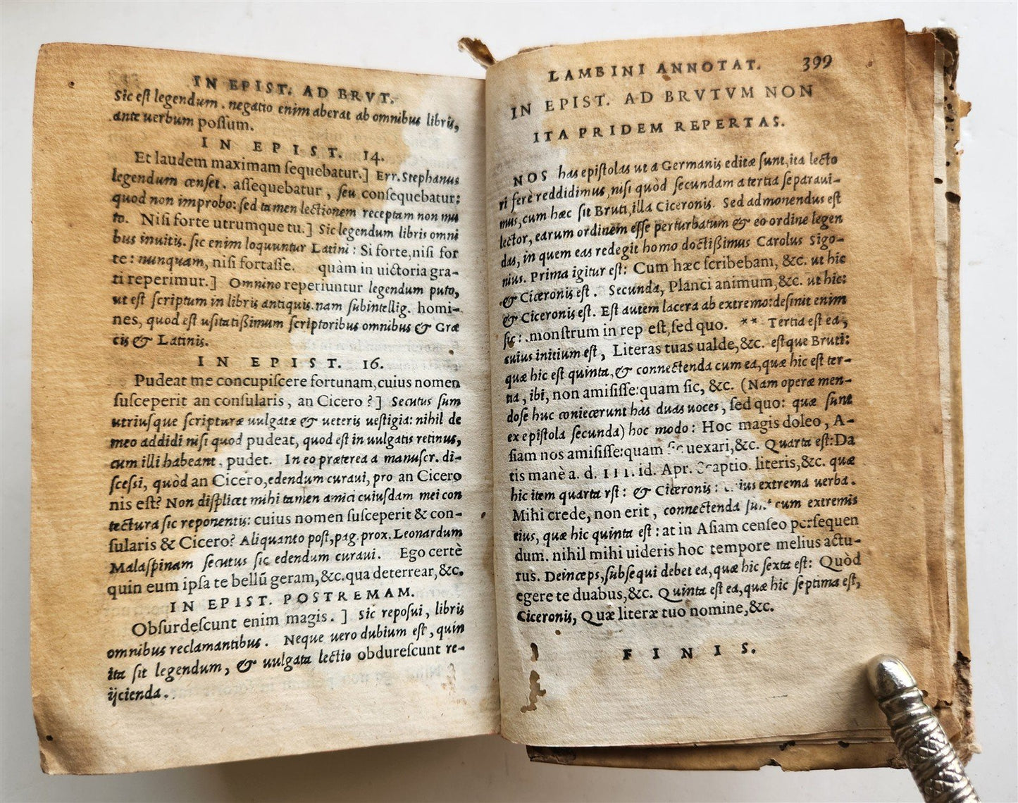 1540 ALDINE PRESS CICERO antique VELLUM 16th century RARE