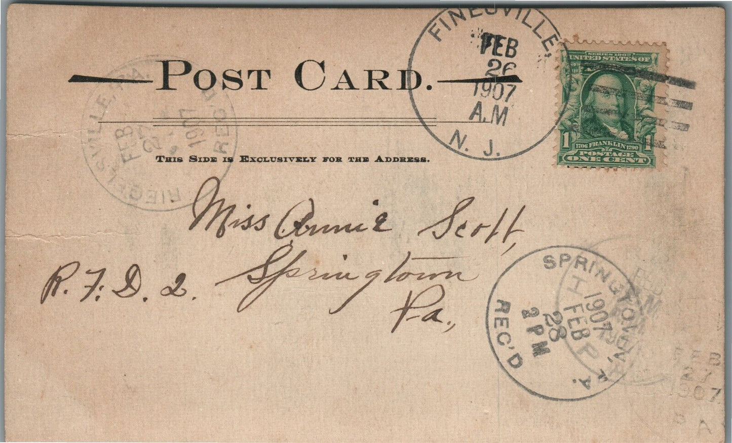 RINGING ROCKS BUCKS COUNTY PA SCENE ANTIQUE REAL PHOTO POSTCARD RPPC