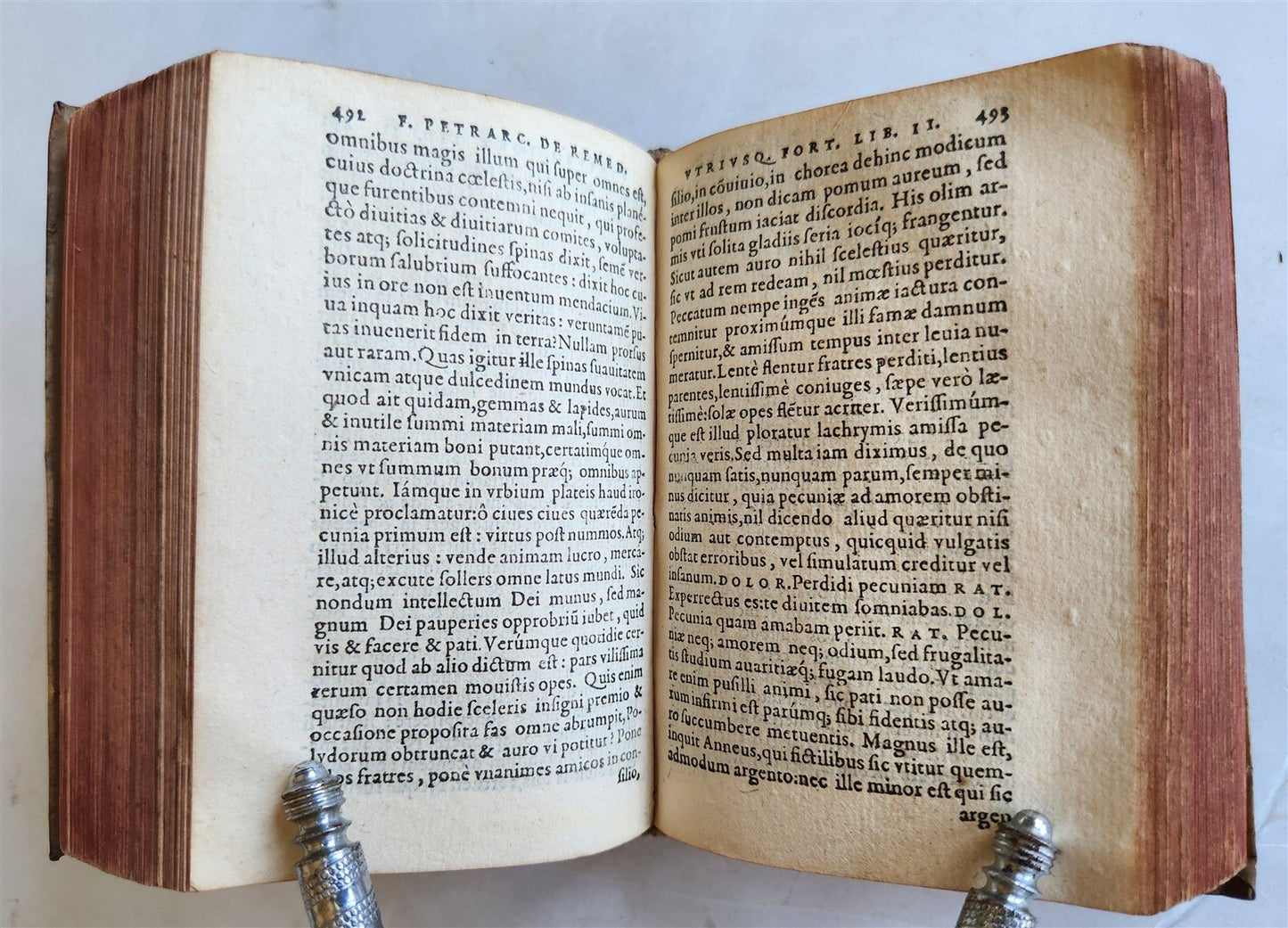 1577 PETRARCH Francisci Petrarchae poetae oratorisque antique VELLUM BOUND