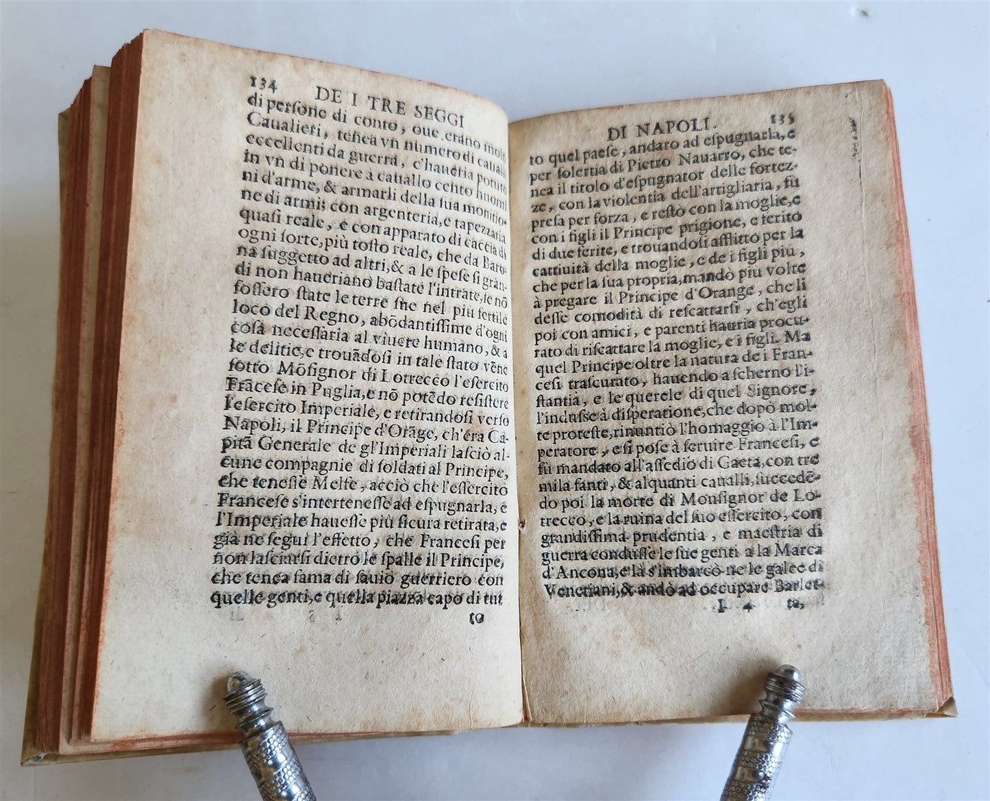 1581 HISTORY of NAPOLI by Terminio Marcantonio antique in ITALIAN