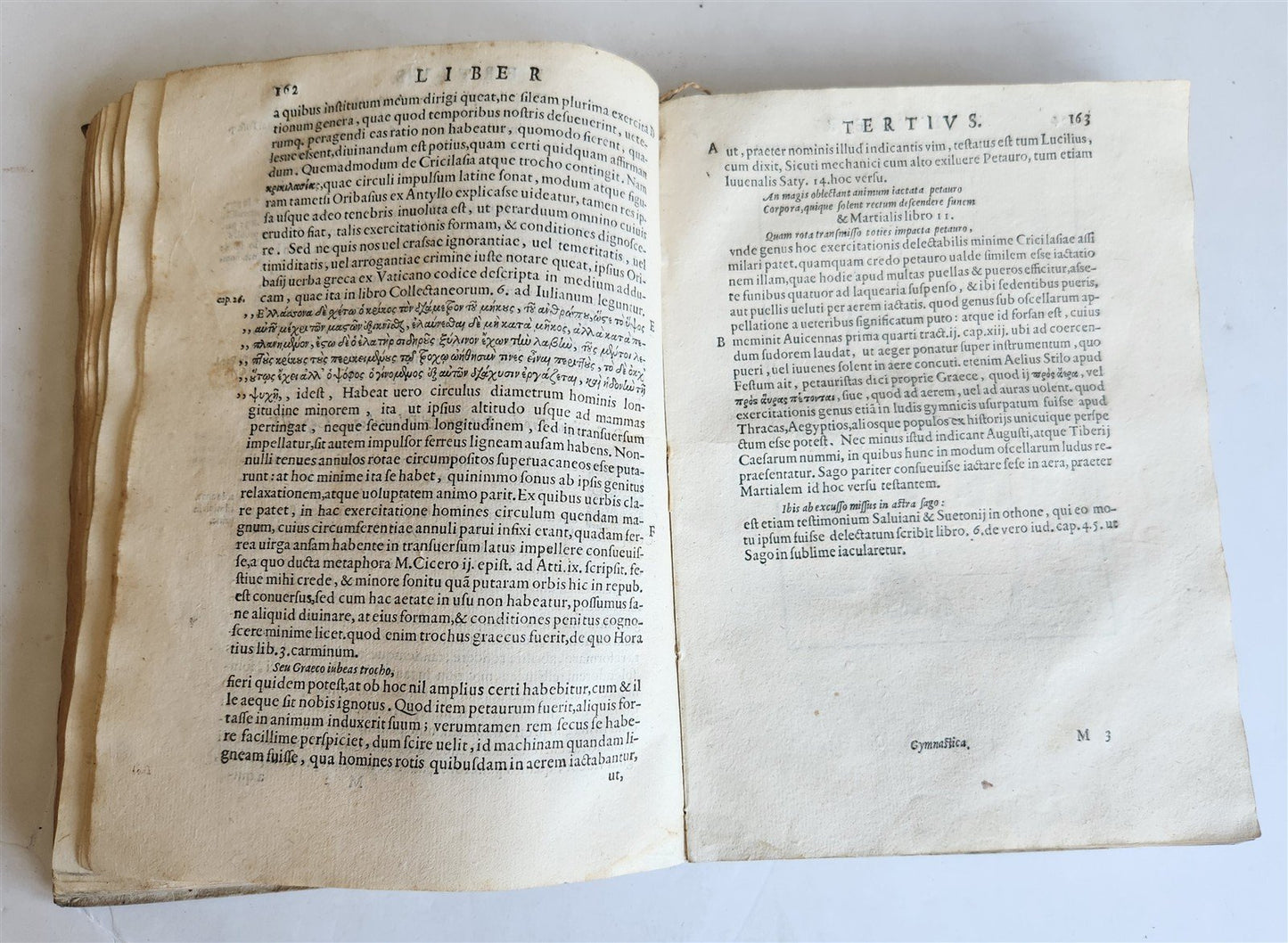 1601 DE ARTE GYMNASTICA antique ILLUSTRATED first treatise on sports medicine