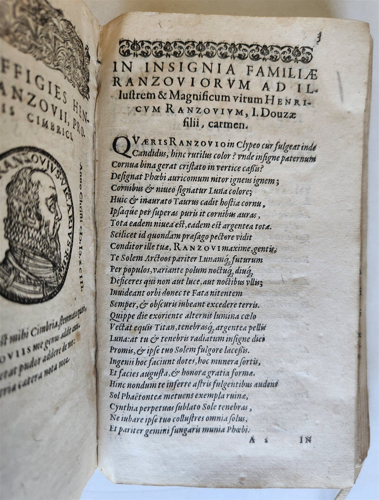 1602 ASTROLOGY TREATISE by Rantzau Henrik antique 17th CENTURY rare