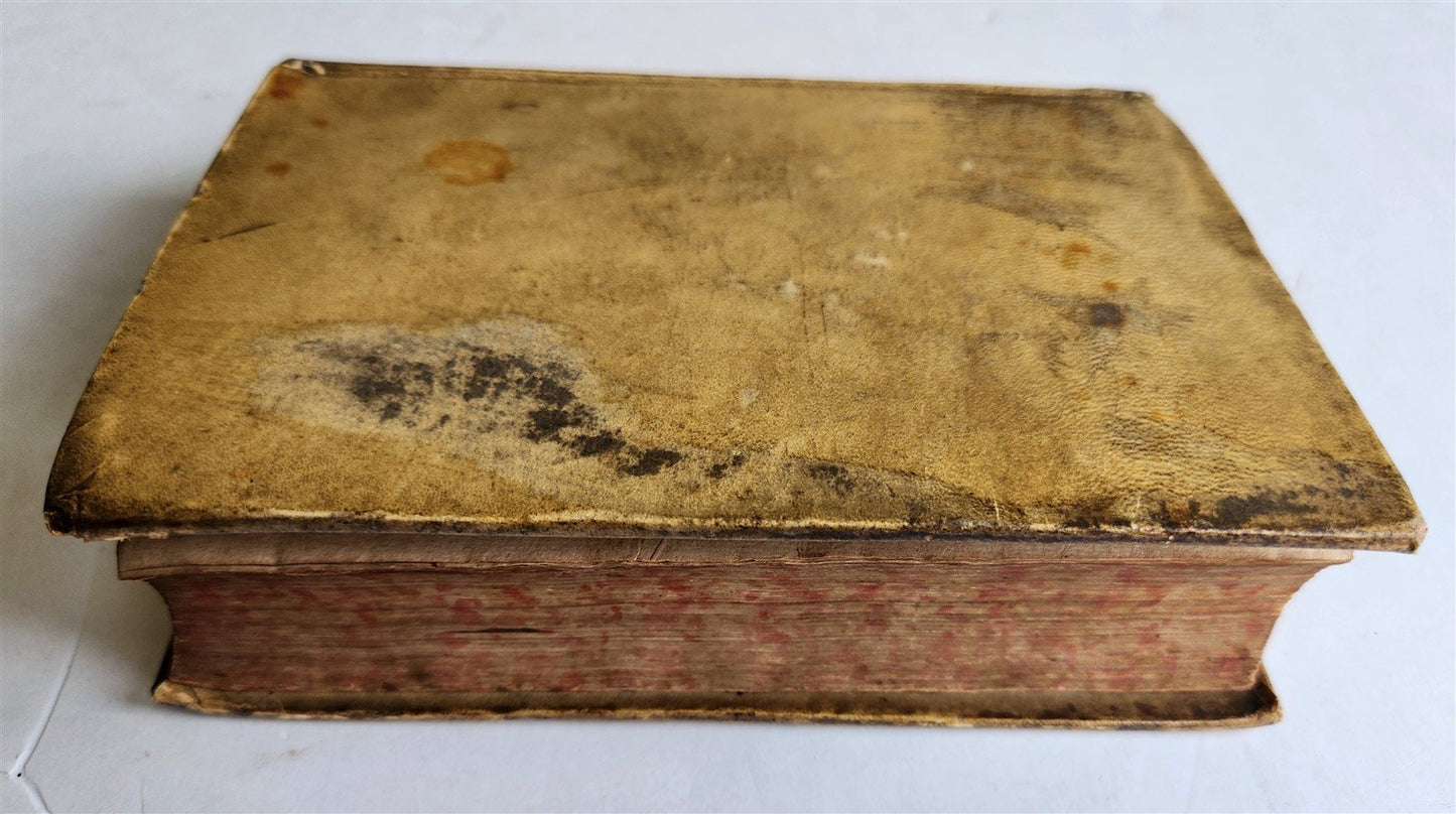 1581 GRECO-ROMAN MYTHOLOGY by Natale Conti ANTIQUE vellum bound 16th century