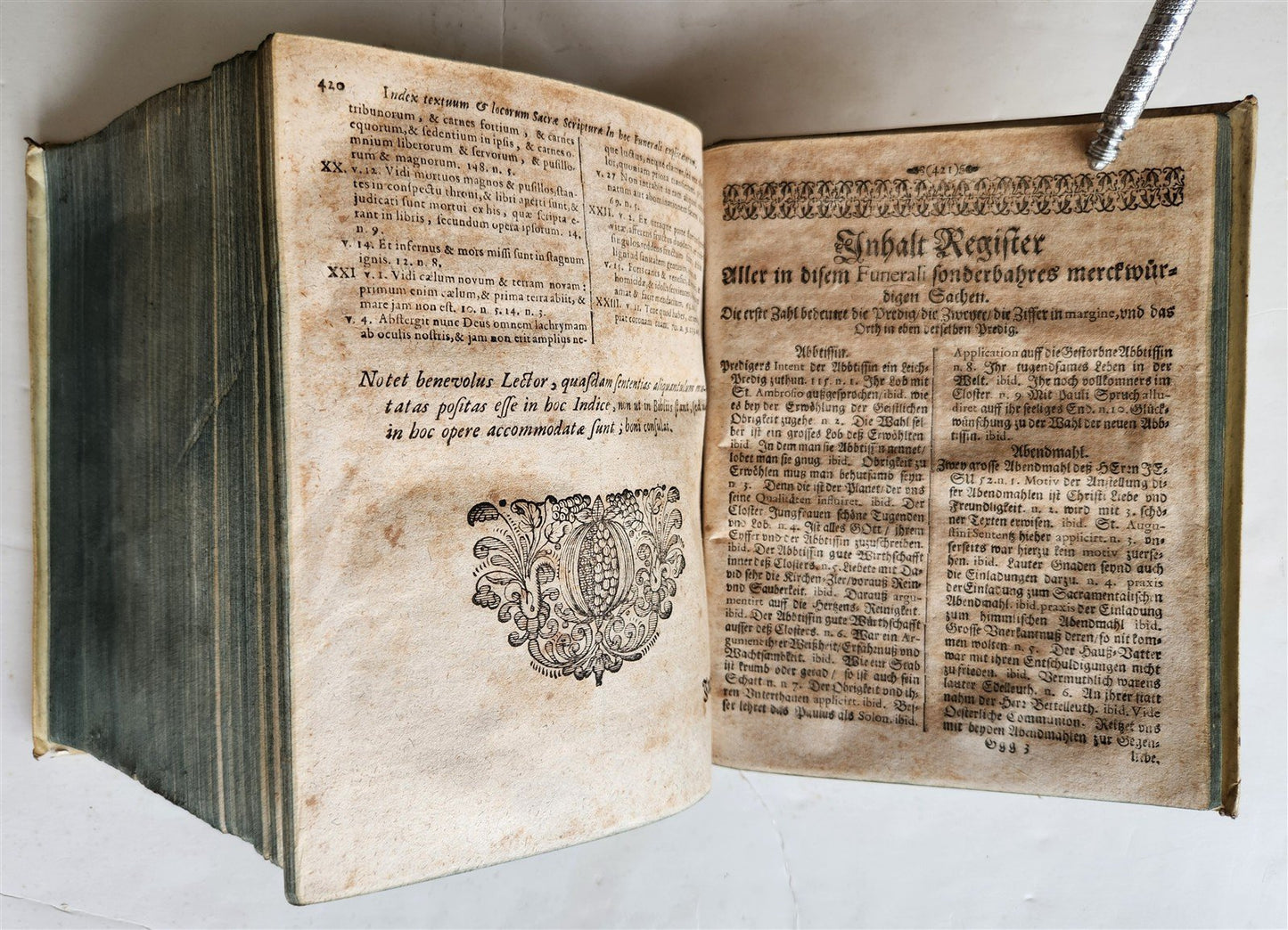 1670 FUNERAL SERMONS by CAPUCHIN FRIAR Prokop von Templin ANTIQUE vellum bound