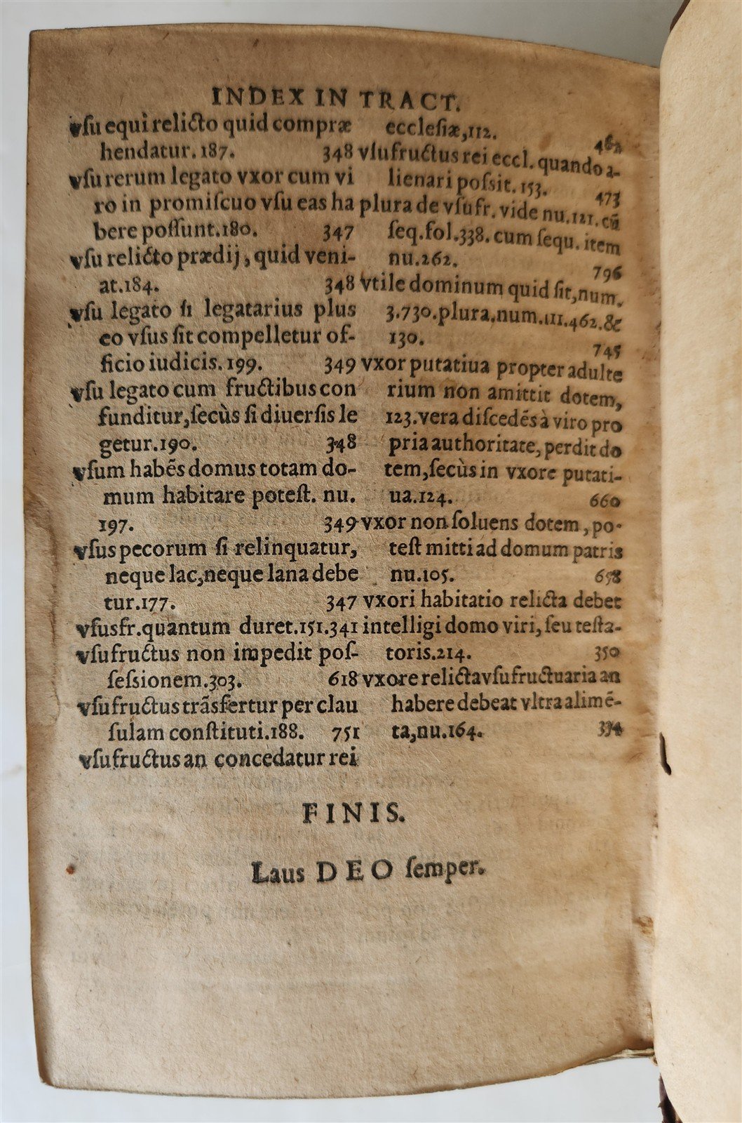 1587 LAW BOOK in LATIN antique LEGAL TREATISE by Ubertino Zuccardi