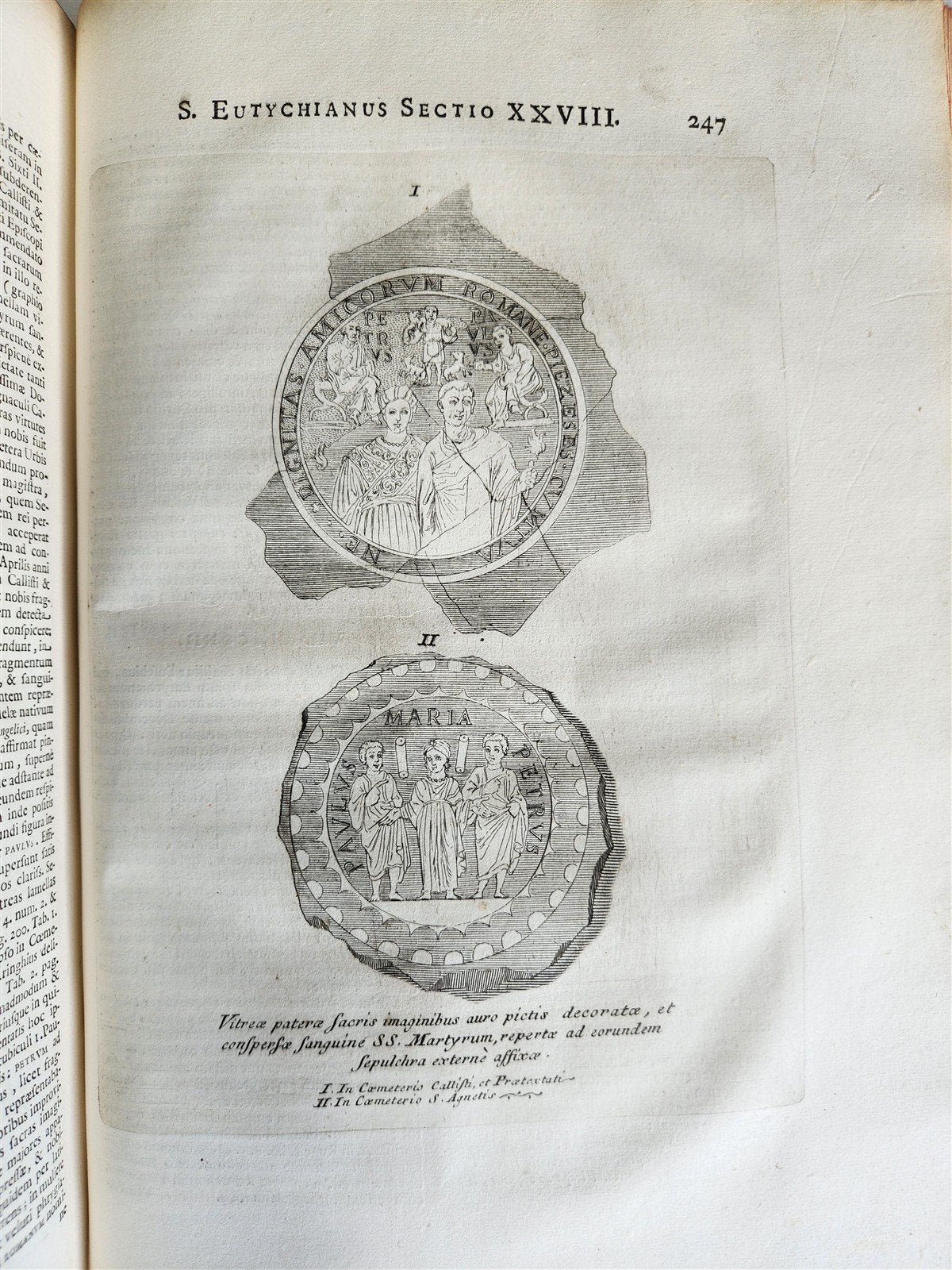 1723 LIVES of ROMAN POPES by Anastasius Bibliothecarius VELLUM FOLIO antique