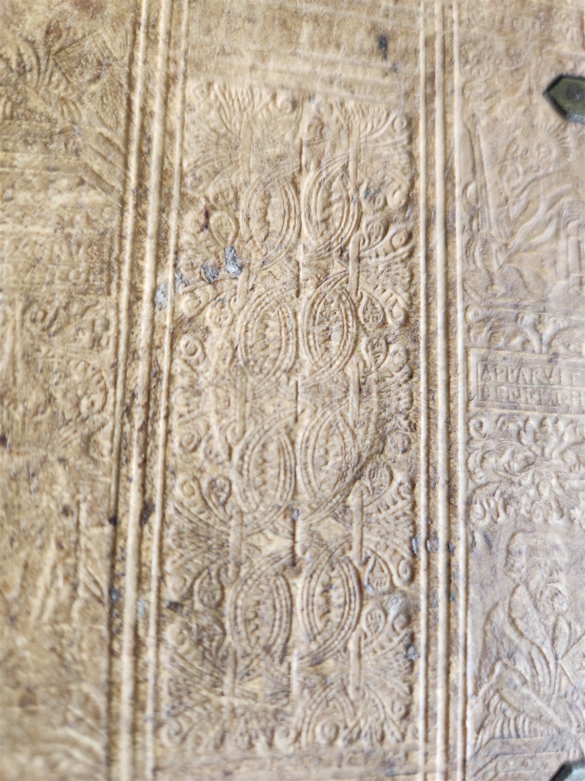1593 THEOLOGY by Petrus Michaelis ANTIQUE PIGSKIN BINDING 16th CENTURY