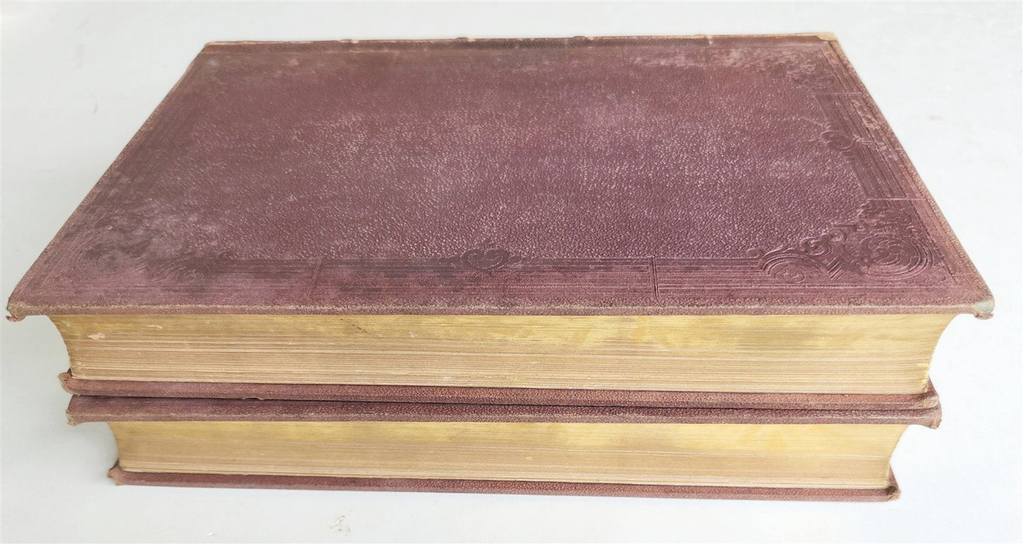 1847 ILLUSTRATED HISTORY of FRANCE by Lavallee 2 VOLUMES antique