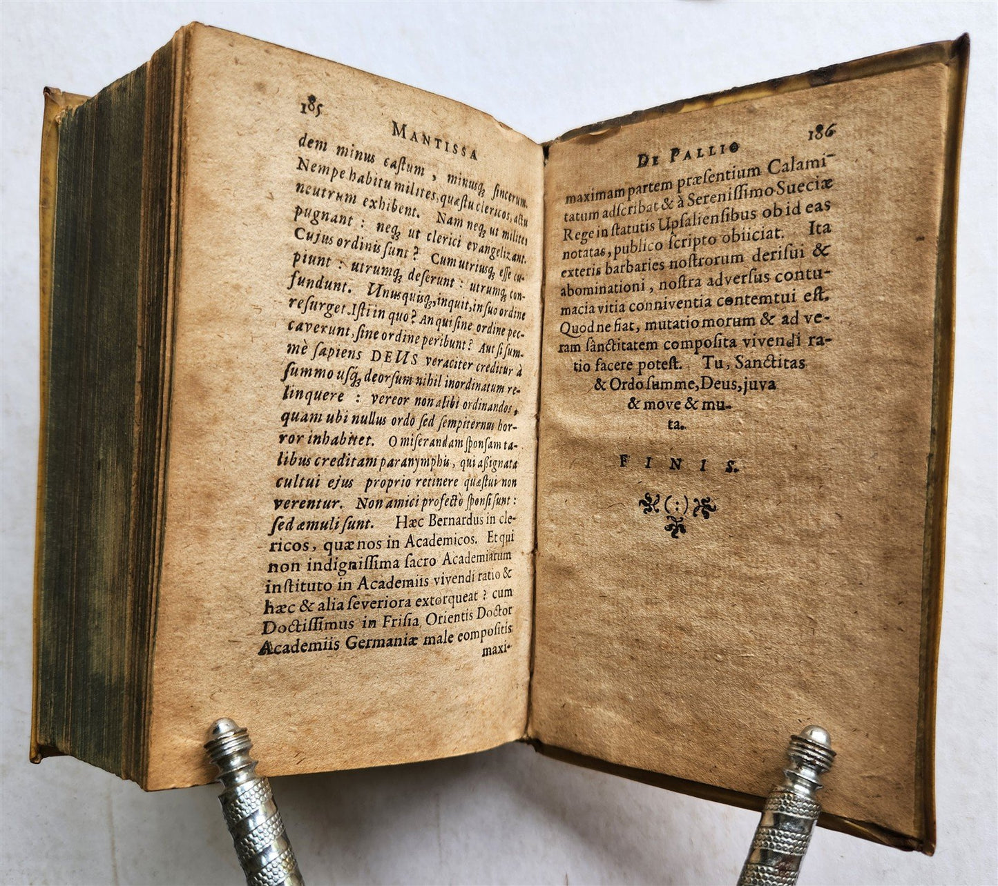 1592 PHILLIP MELANCHTHON BIOGRAPHY antique VELLUM BINDING 16th CENTURY