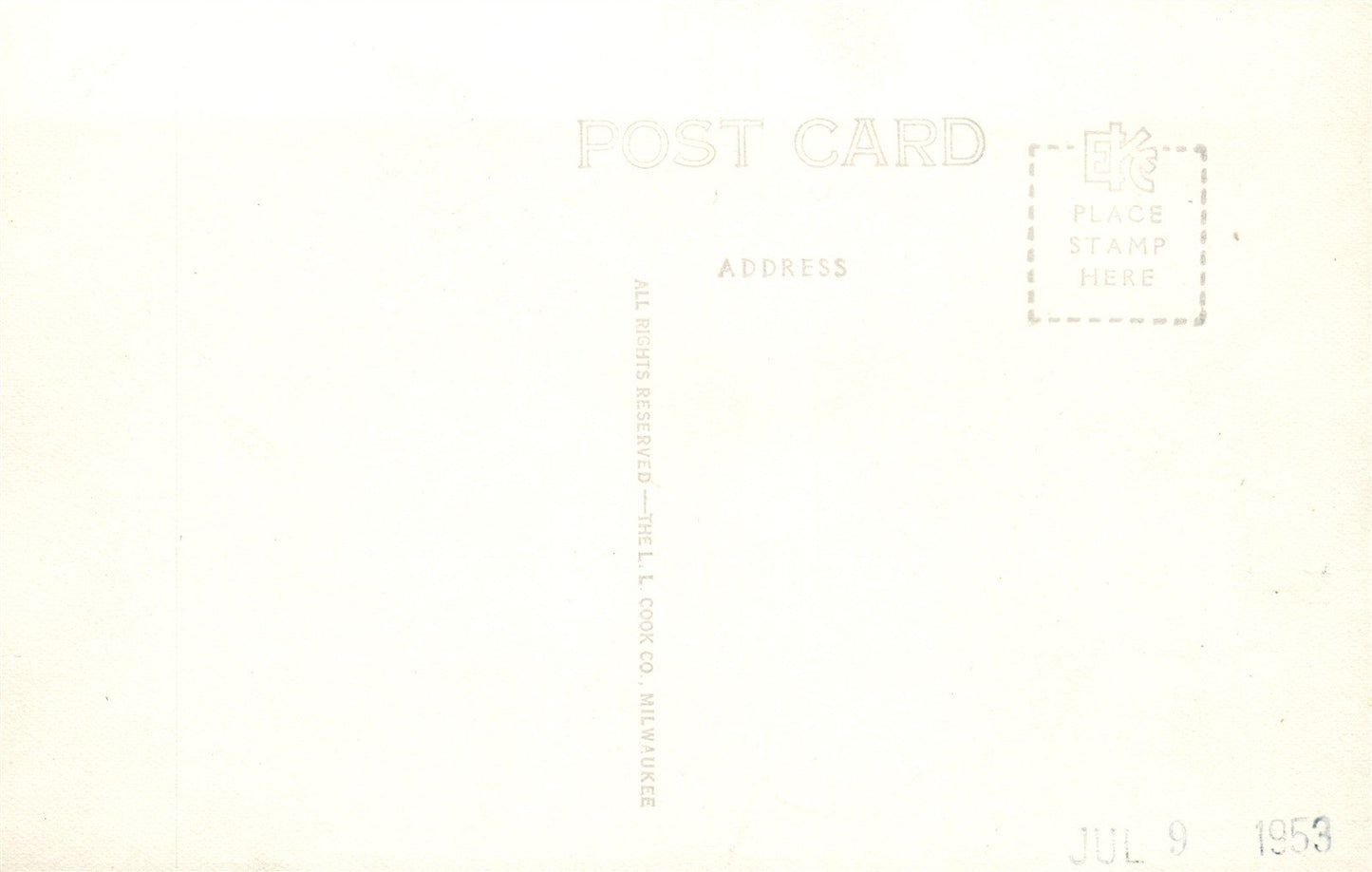 CENTRAL CITY NE HORD MEMORIAL LIBRARY VINTAGE REAL PHOTO POSTCARD RPPC