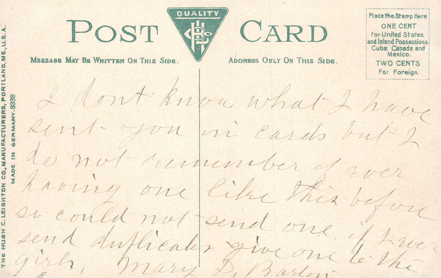 STOWE VT CLUB HOUSE LAKE MANSFIELD ANTIQUE POSTCARD