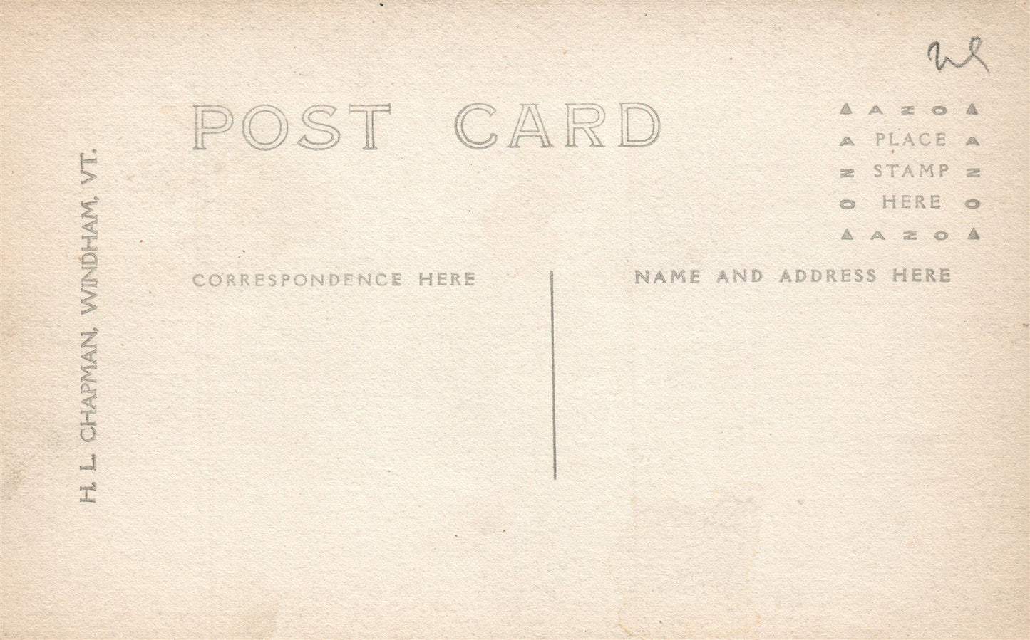 NEWFANE VT COUNTY HOUSE ANTIQUE REAL PHOTO POSTCARD RPPC