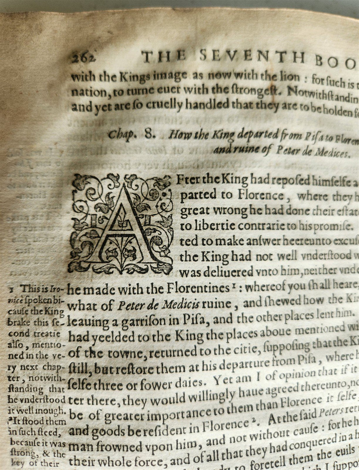 1614 Historie of Philip de Commines Knight, Lord of Argenton antique in ENGLISH