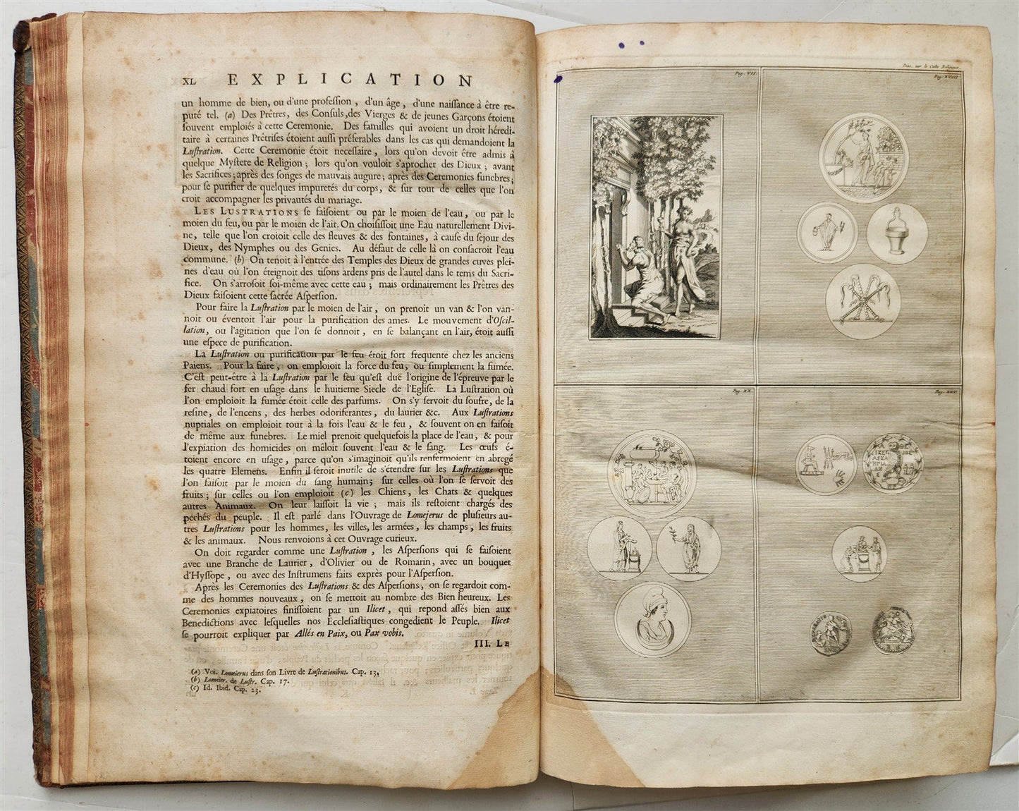 1723 HISTOIRE des CEREMONIES et COUTUMES de PEUPLES DU MONDE vol I antique FOLIO