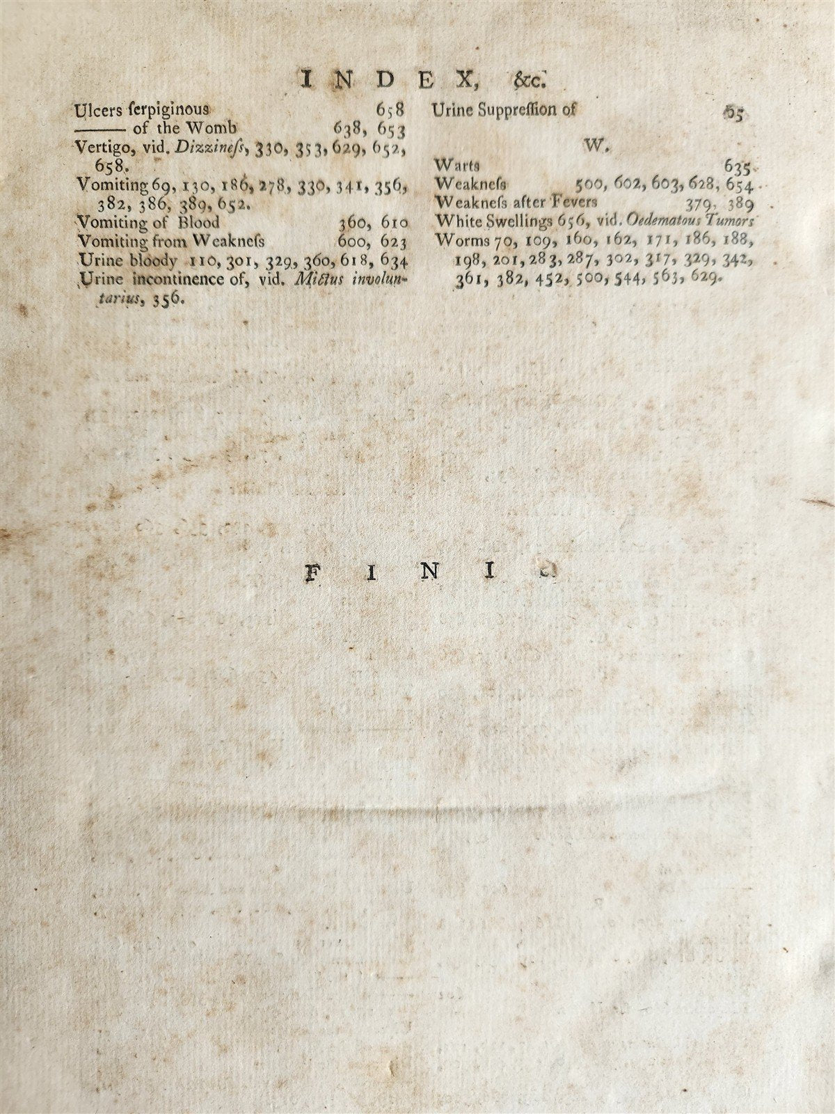 1757 METHODICAL SYNOPSIS of MINERAL WATERS by John Rutty antique in ENGLISH