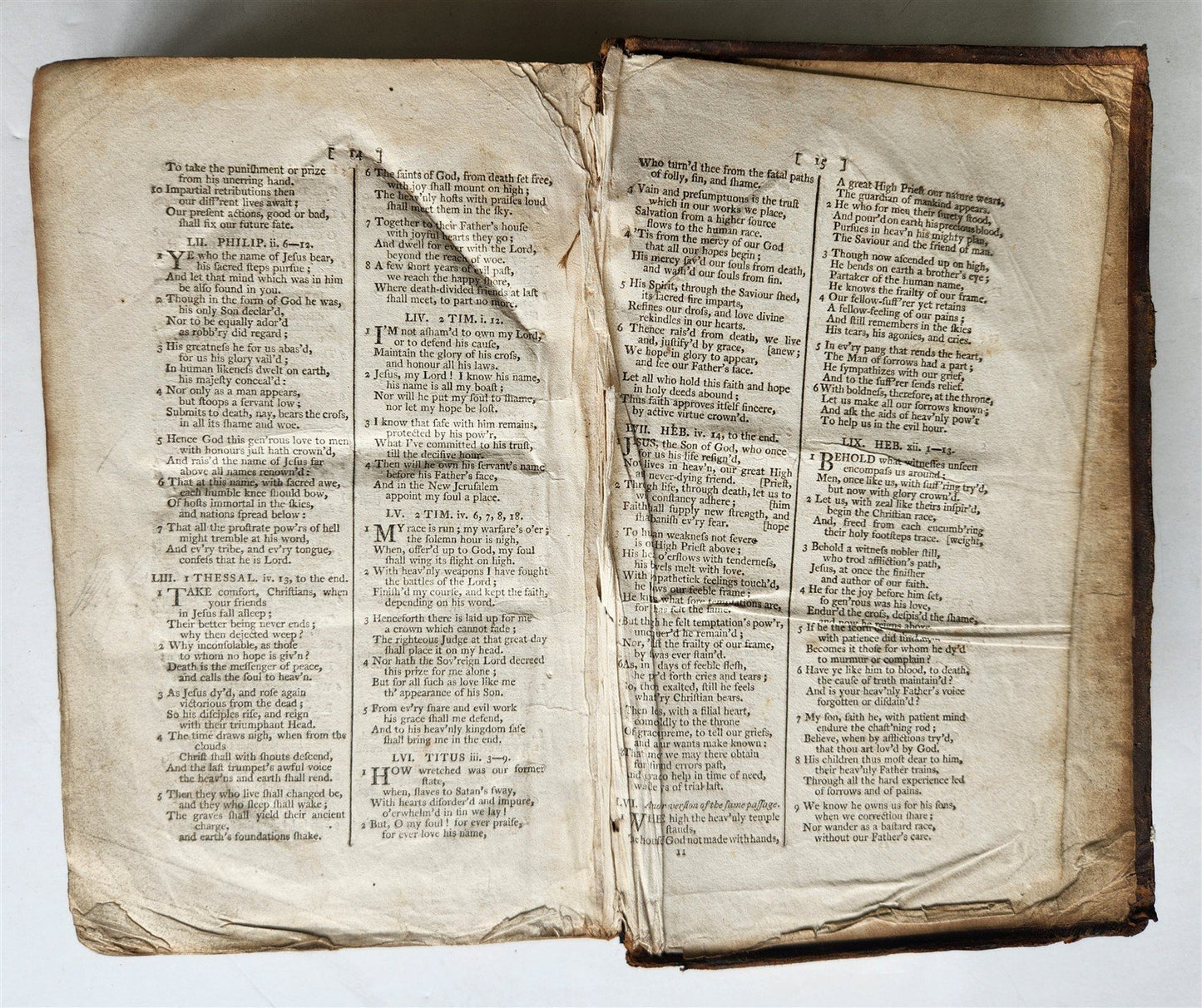1792 BIBLE in ENGLISH antique NEW TESTAMENT