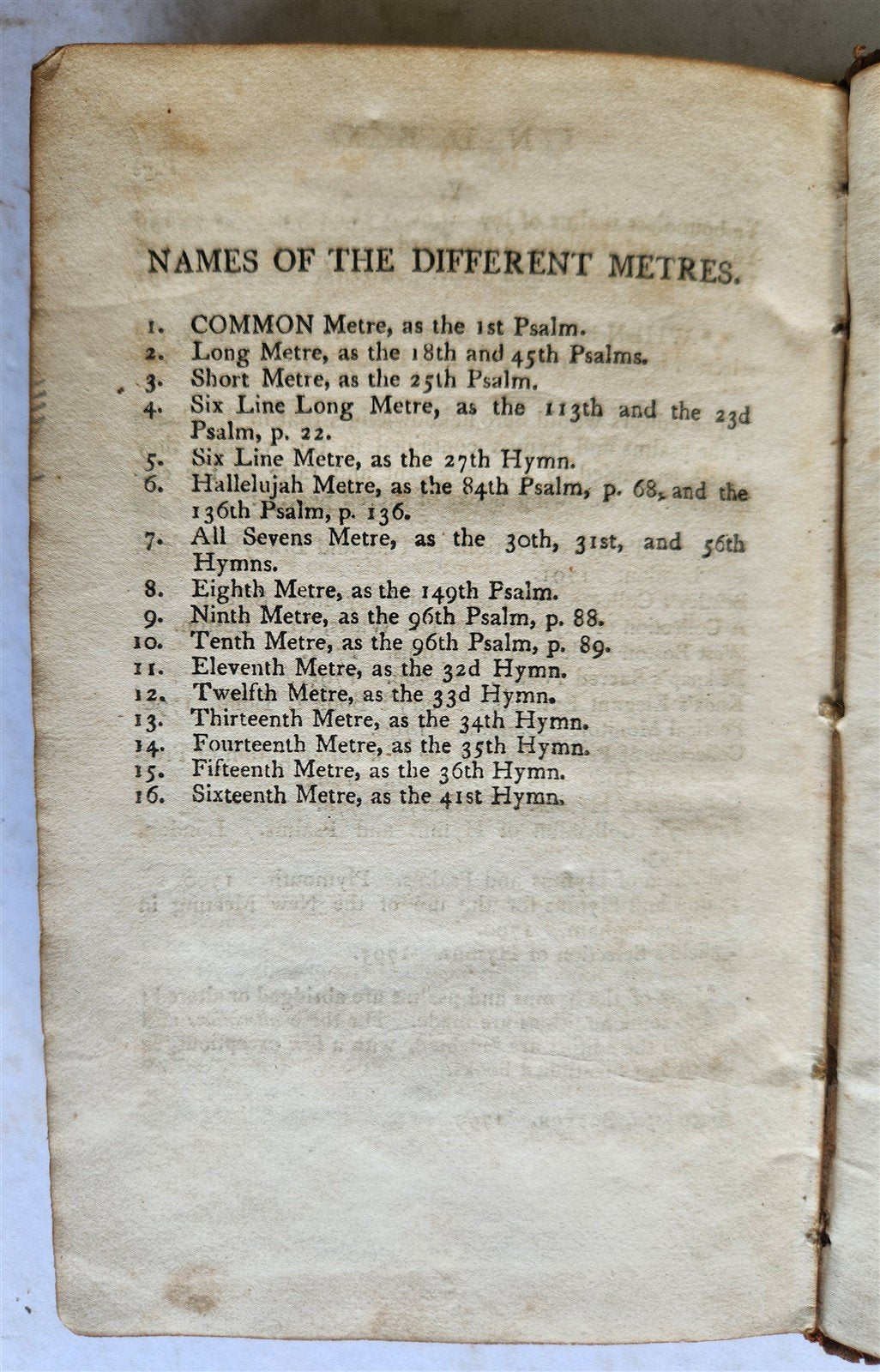 1815 COLLECTION of PSALMS and HYMNS for PUBLICK WORSHIP antique AMERICANA