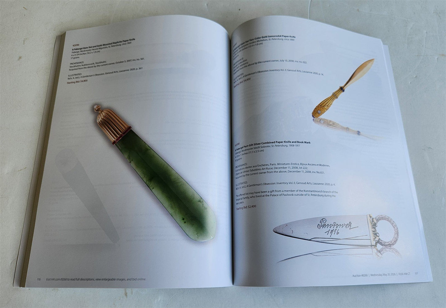 2026 RUSSIAN ART by FABERGE HERITAGE AUCTION CATALOG
