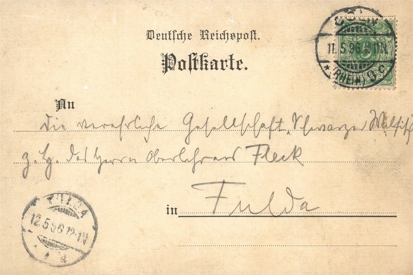 GRUSS KOLN GERMANY WIEN RESTAURANT zum WALFISCH von RUD.JONAS ANTIQUE POSTCARD