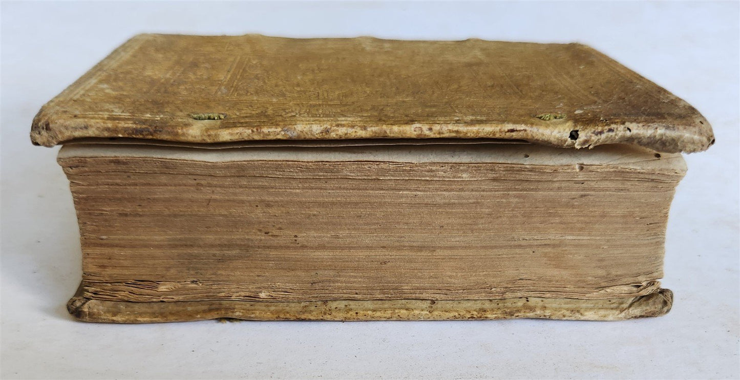 1563 RODOLPHI AGRICOLA Inventione Dialectica antique 16th century DATED PIGSKIN