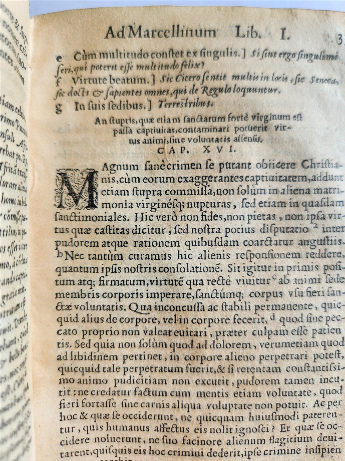 1560 AUGUSTINE of HIPPO De civitate Dei antique 16th century VELLUM BOUND