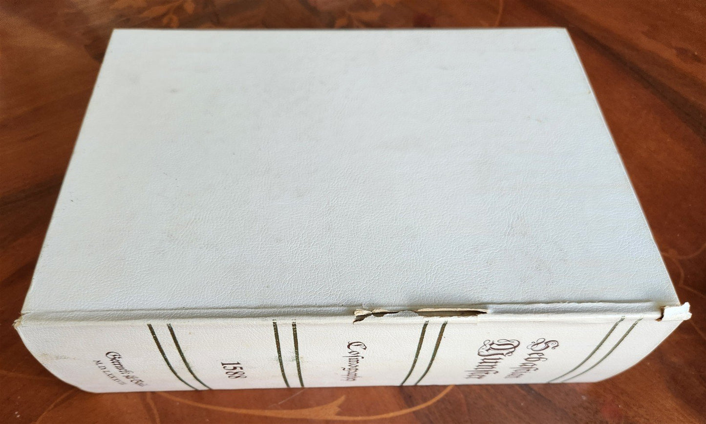 COSMOGRAPHY by Sebastian Munster 1977 GERMAN FACSIMILE EDITION of 1588