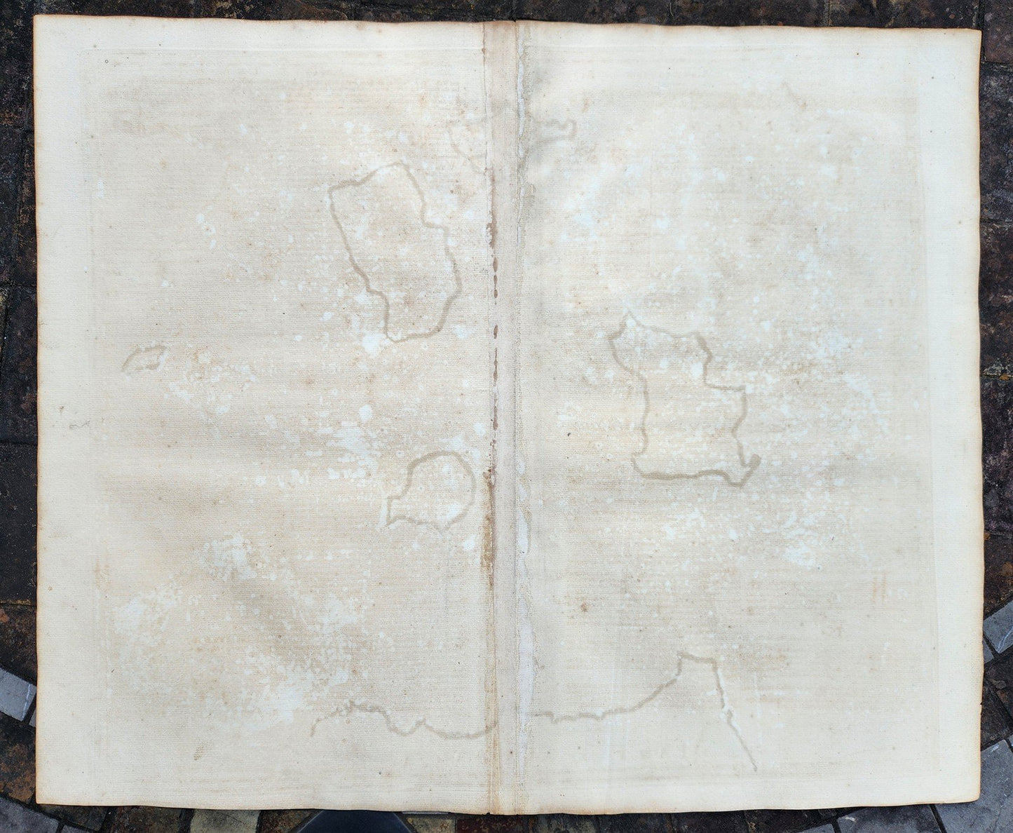 1719 A MAP of SPAIN & PORTUGAL by John Senex antique