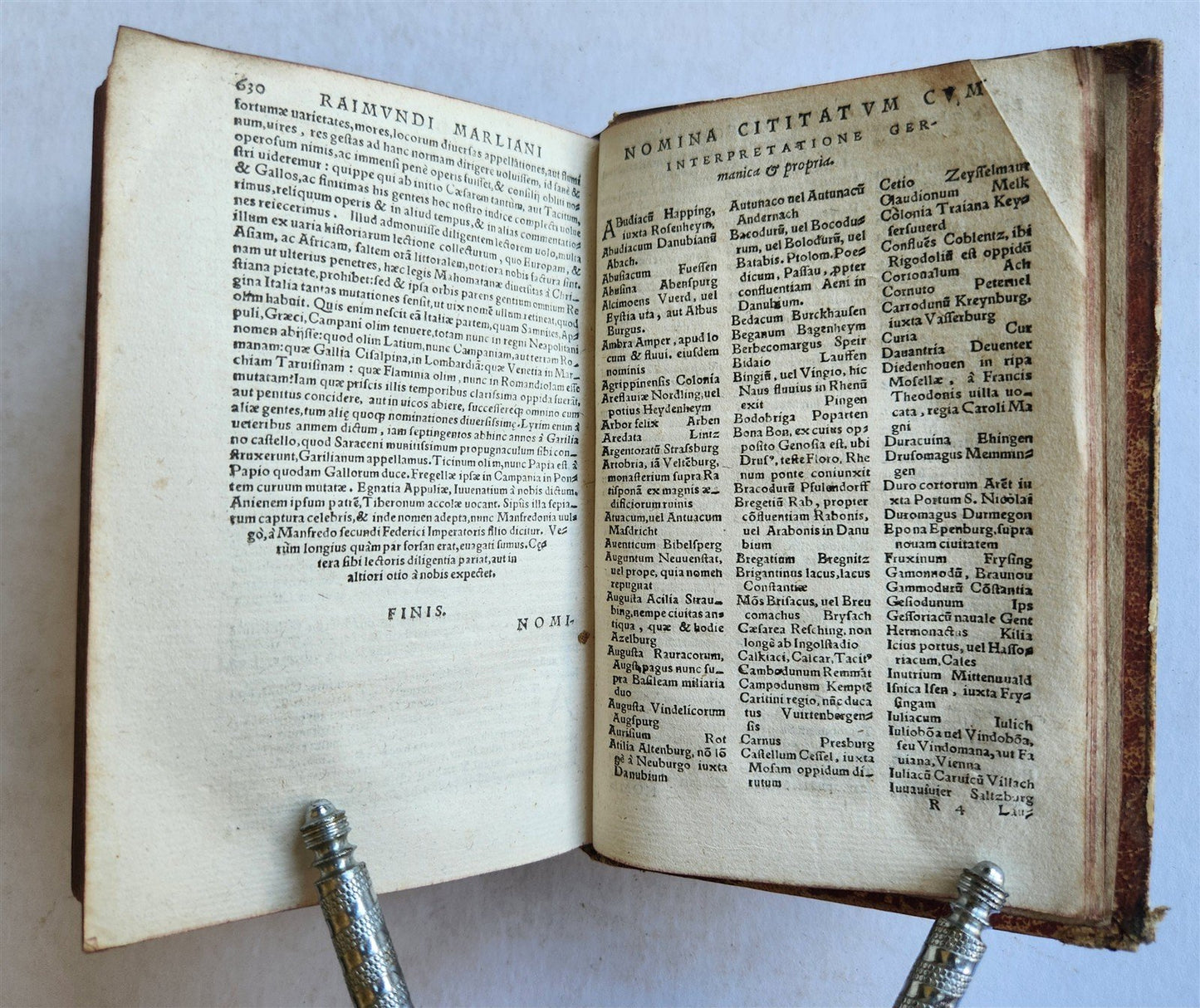 1581 JULIUS CAESAR ILLUSTRATED antique ORIGINAL 16th CENTURY BINDING