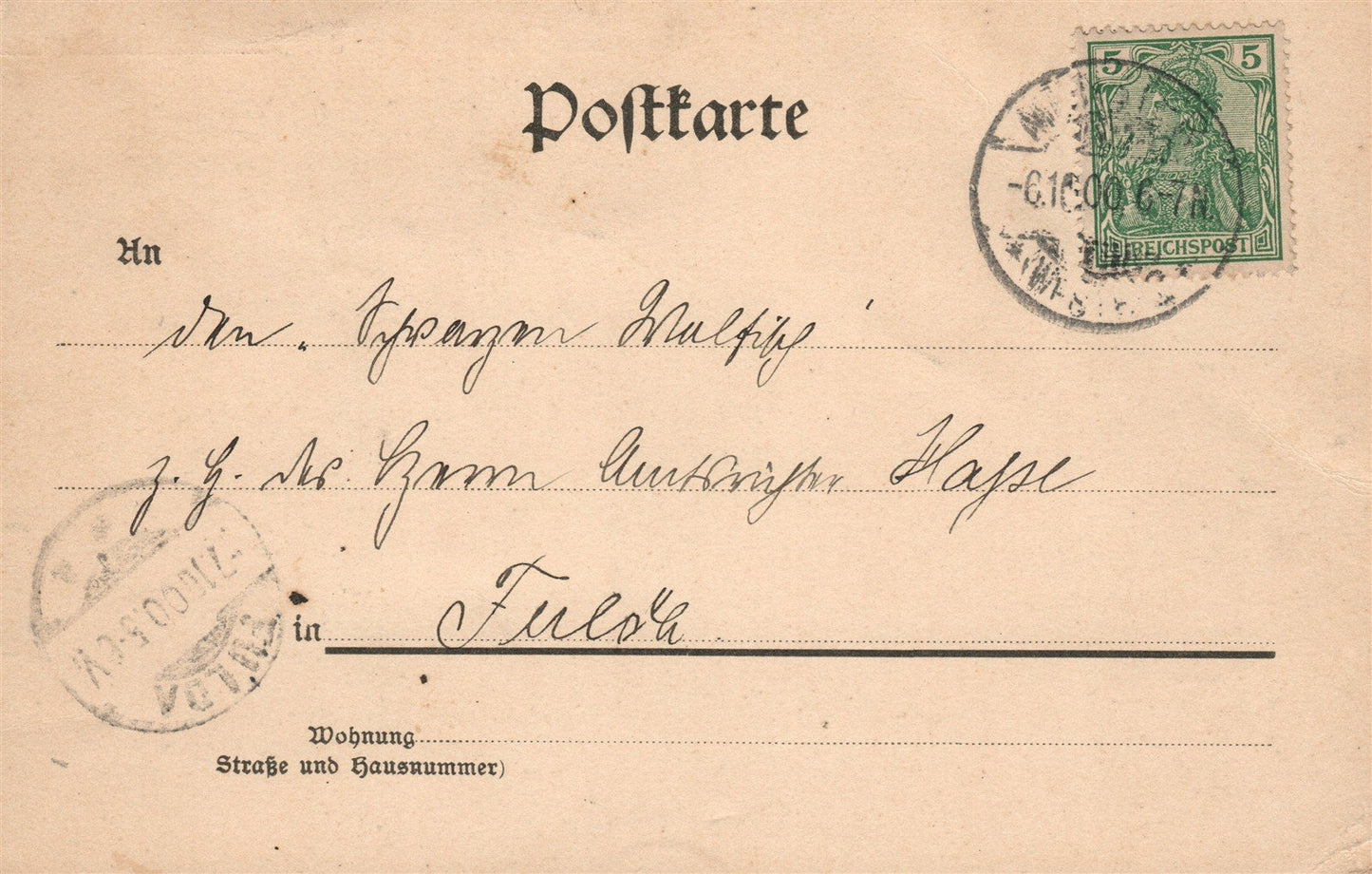 TECKLENBURG GERMANY ANTIQUE POSTCARD