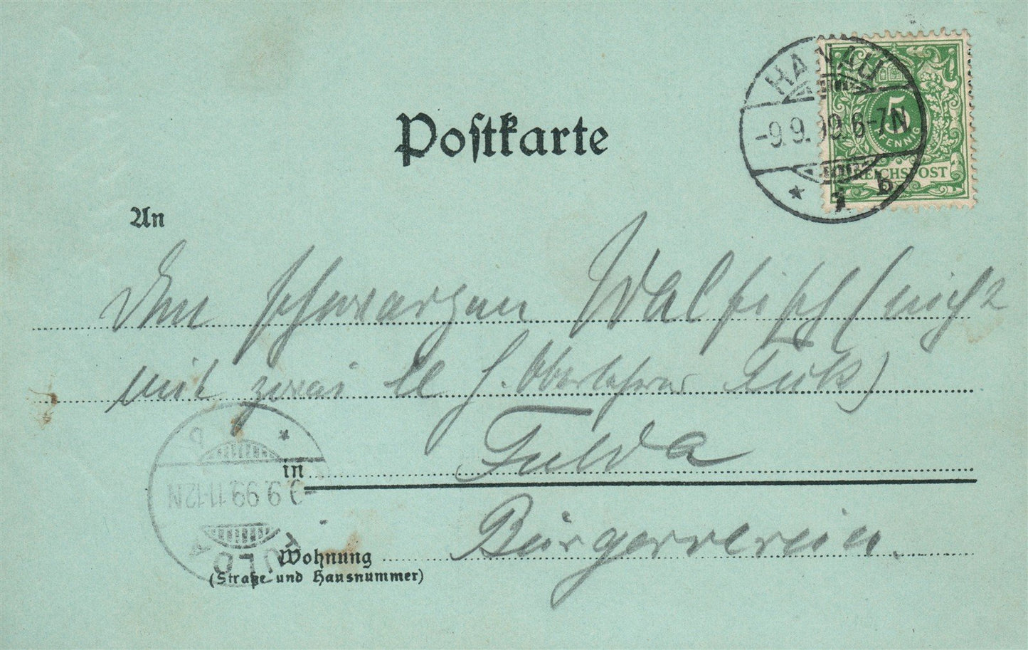 HANAU GERMANY ANTIQUE POSTCARD