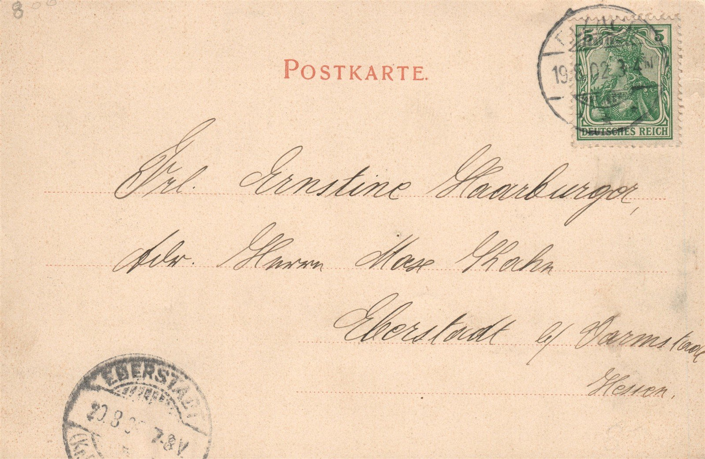 GERMANY SCHWARZWALDE ANTIQUE POSTCARD