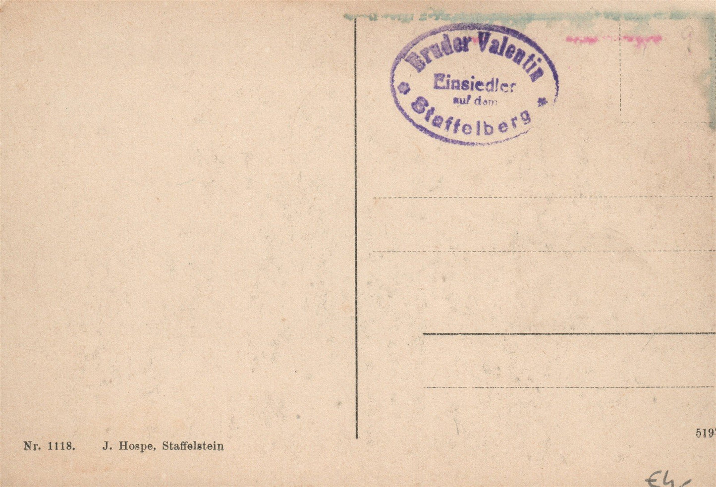 GERMANY BAVARIA Lower and Upper Franconia ANTIQUE POSTCARD