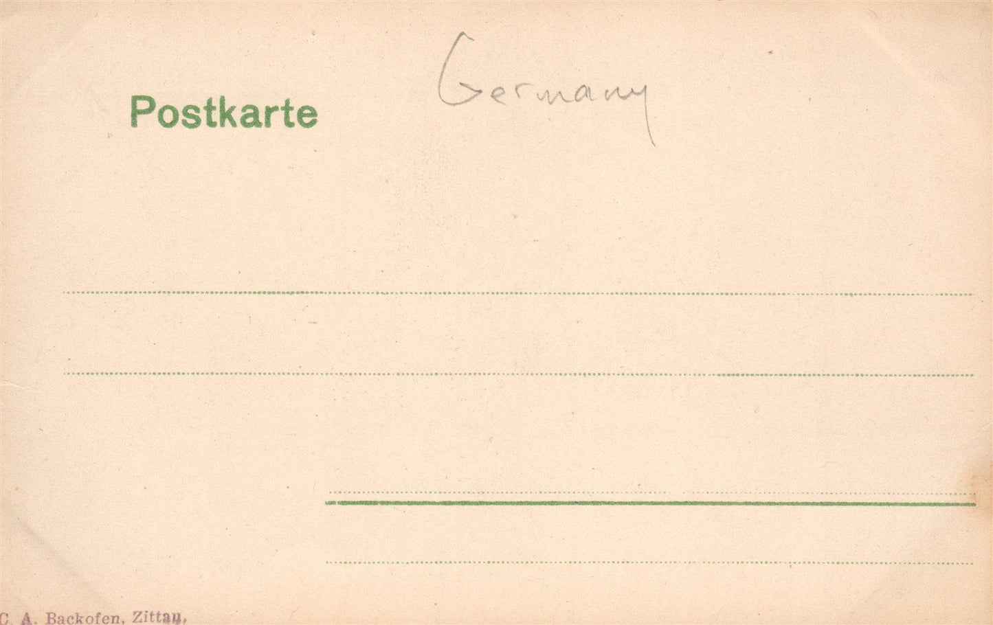 GERMANY RESTAURANT AUF DEM BERG OYBIN v. ADLER ANTIQUE POSTCARD
