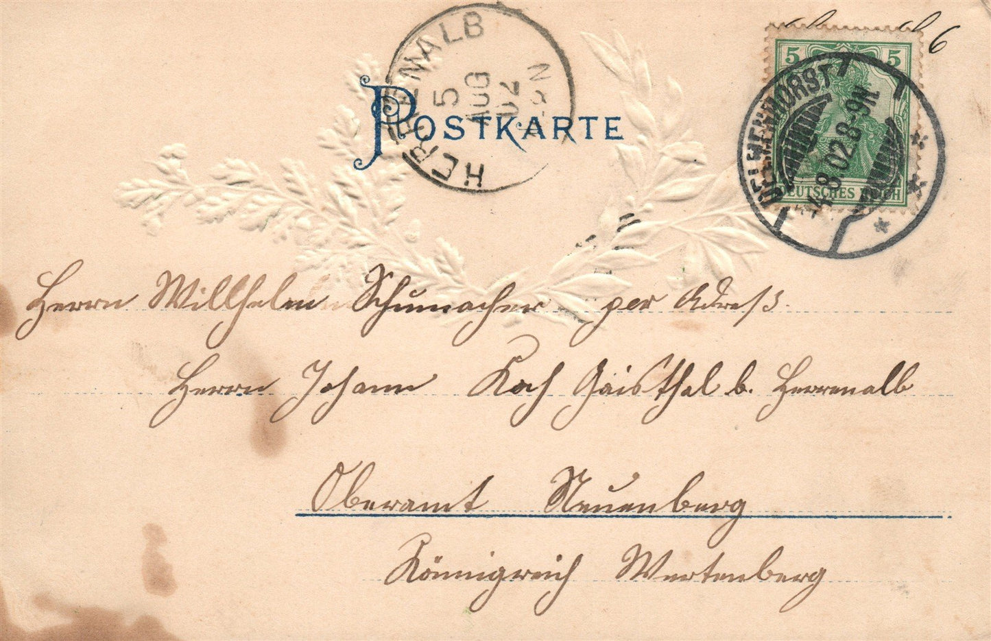 GERMAN FATHER OF GYMNASTICS FRIEDRICH LUDWIG JAHN ANTIQUE POSTCARD