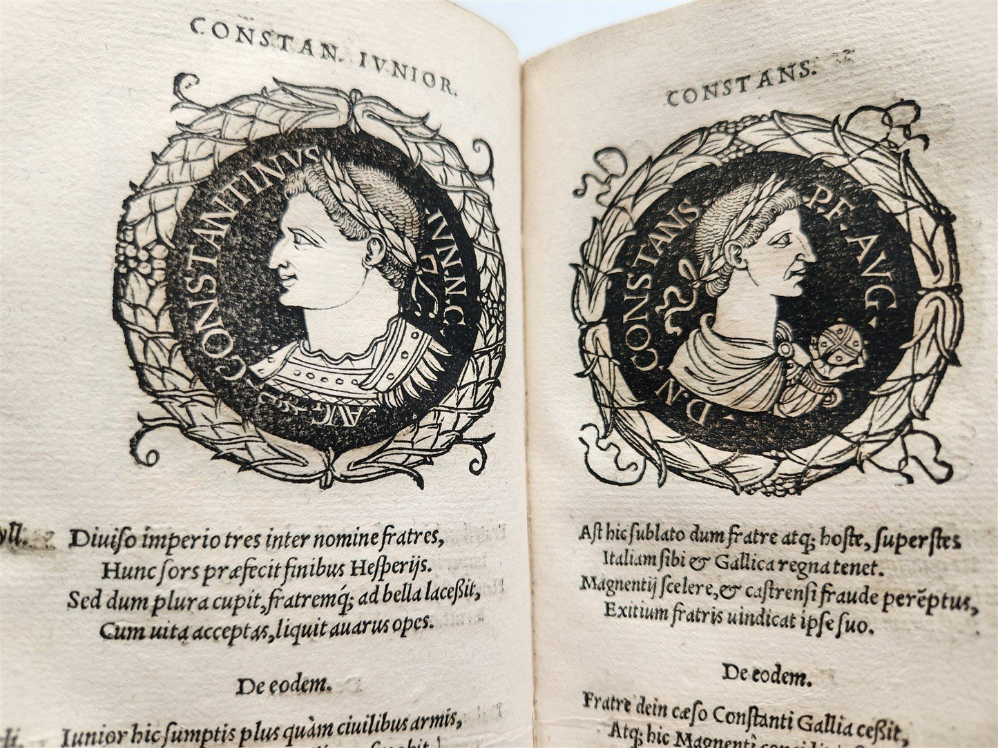1544 Icones Imperatorum Romanorum ILLUSTRATED 96 ROMAN EMPEROR PORTRAITS ANTIQUE
