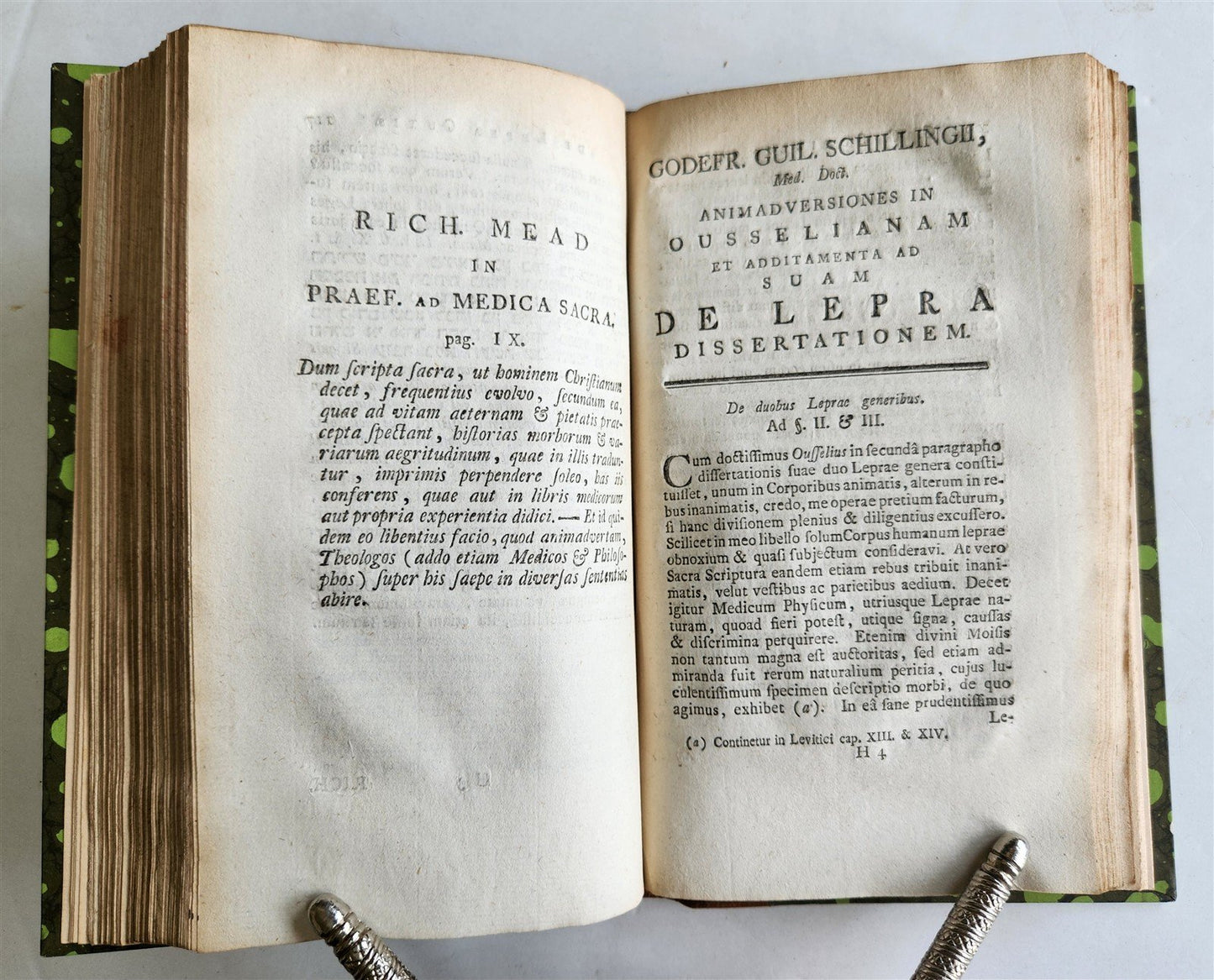 1778 DE LEPRA COMMENTATIONES antique ILLUSTRATED LEPROSY MEDICAL TREATISE