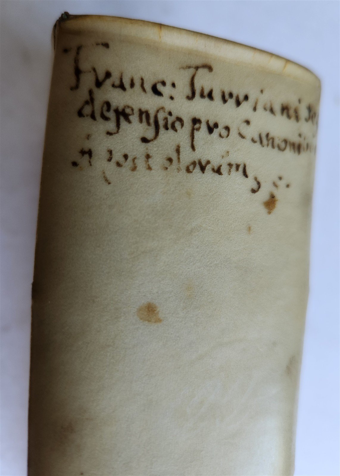 1573 Pro Canonibus Apostolorum by Franciscus Turrianus antique VELLUM BOUND