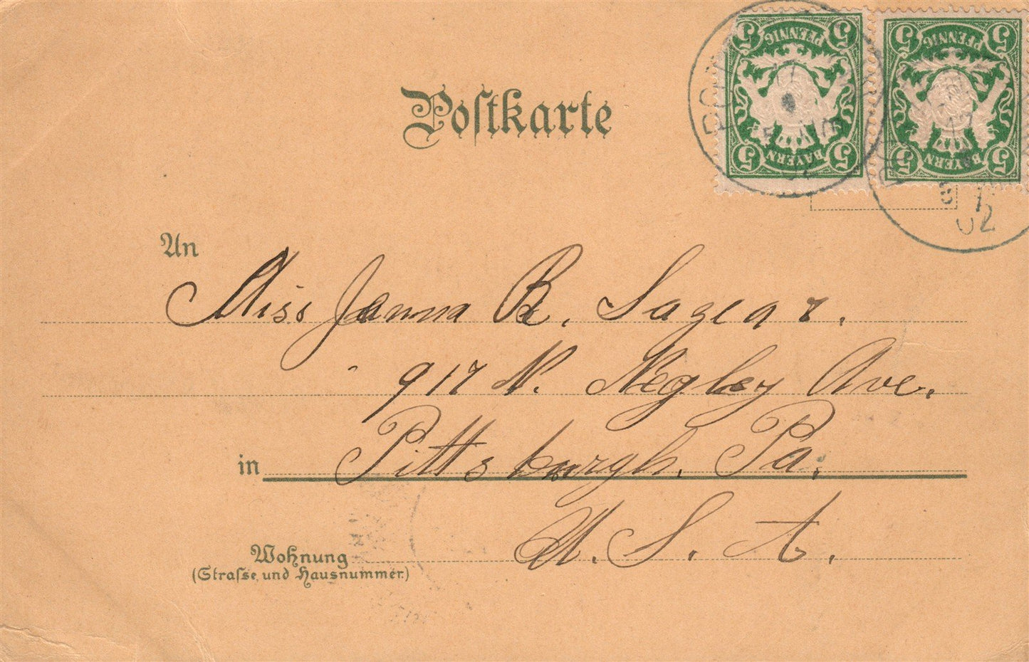 GERMANY POTTENSTEIN ANTIQUE POSTCARD
